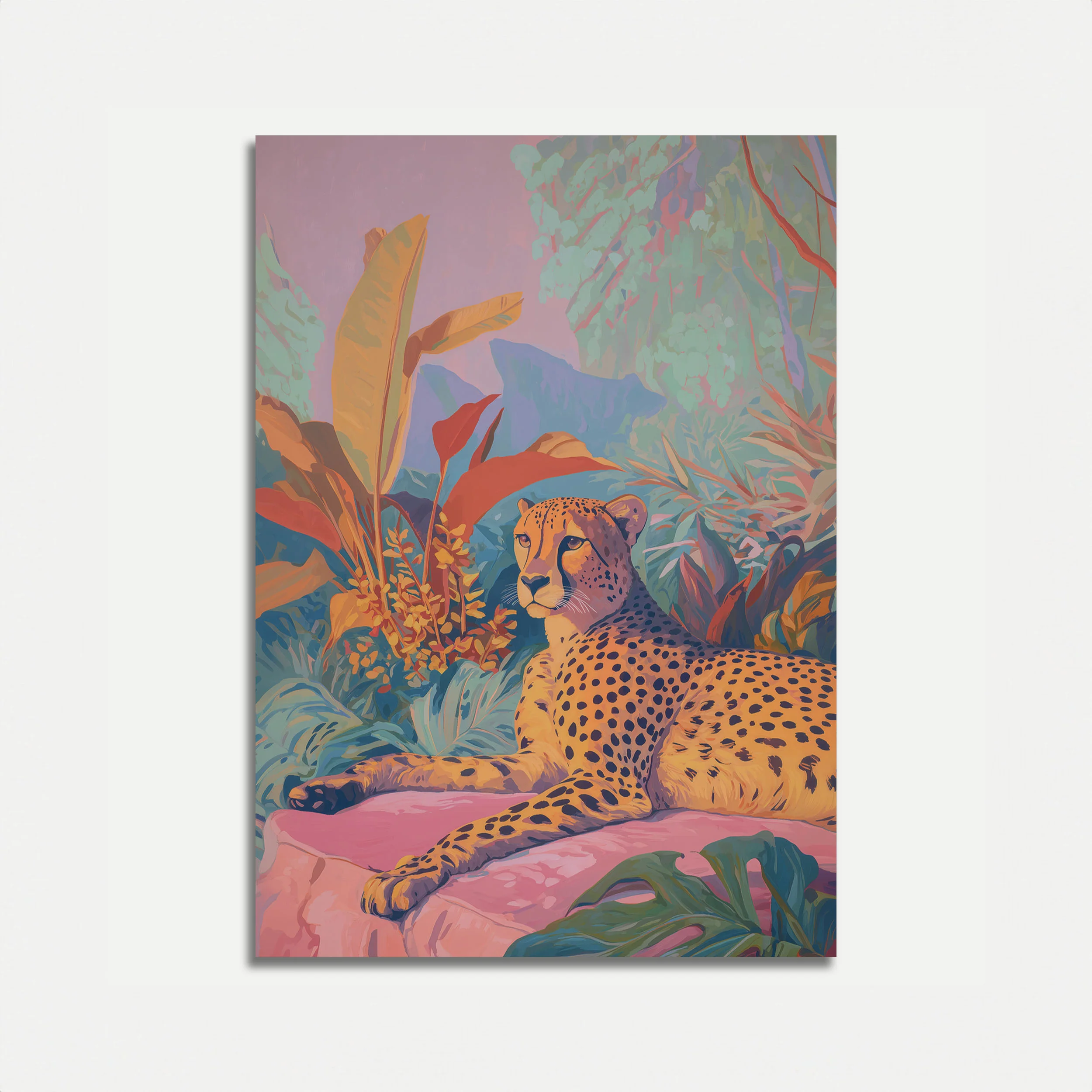 Exotic Cheetah Jungle Poster