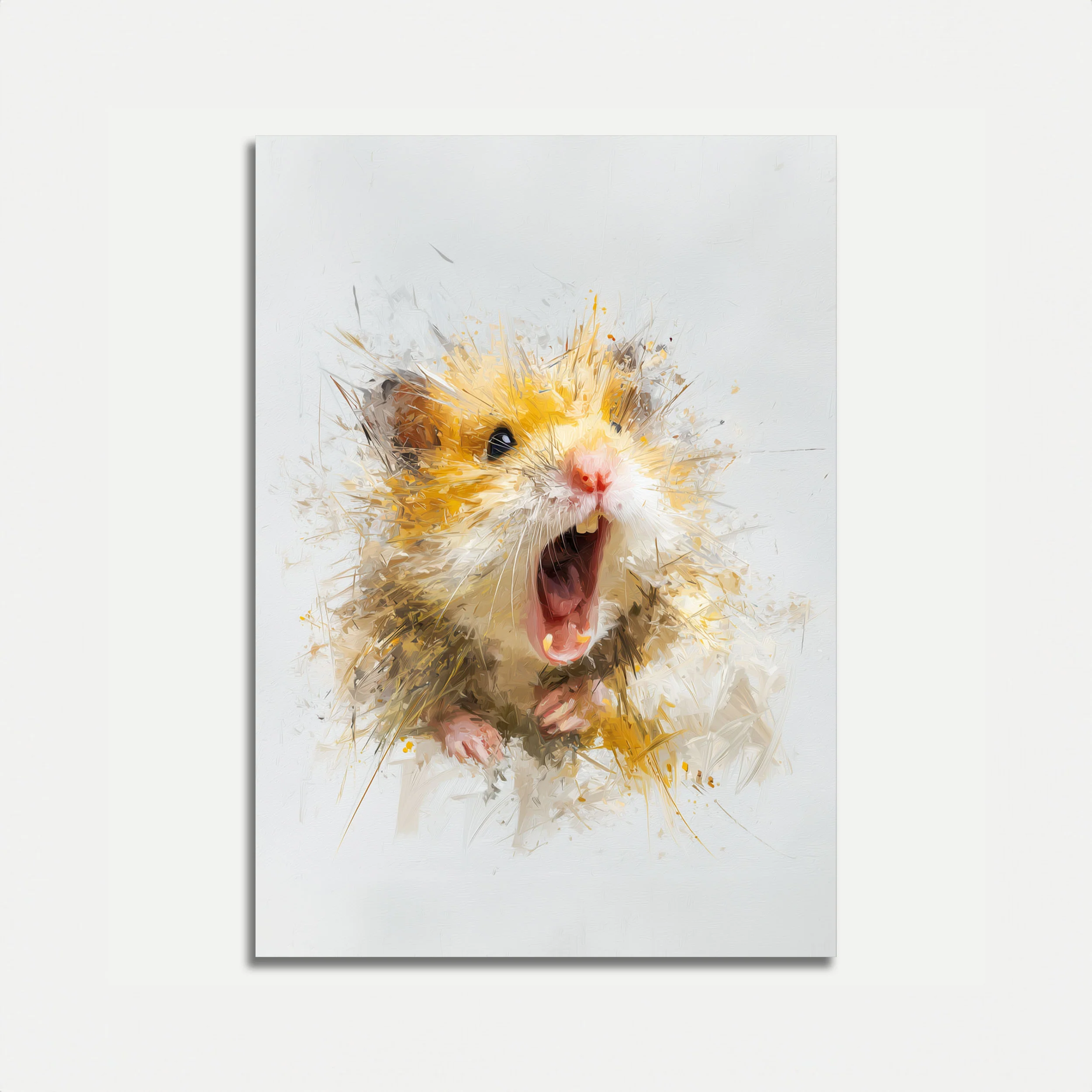 Explosive Hamster Energy Poster