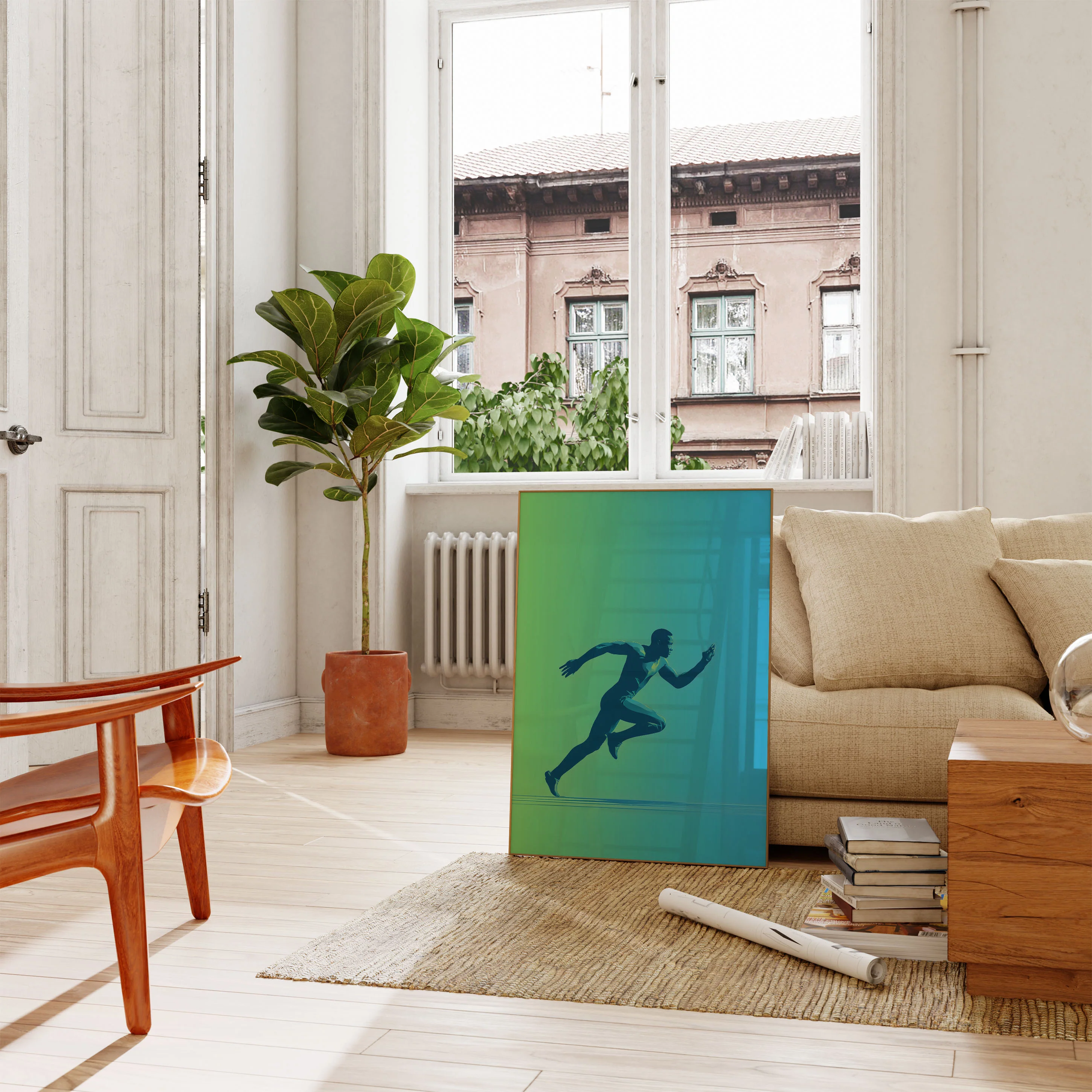 Explosive Sprint Dynamic Running Poster - Image 2