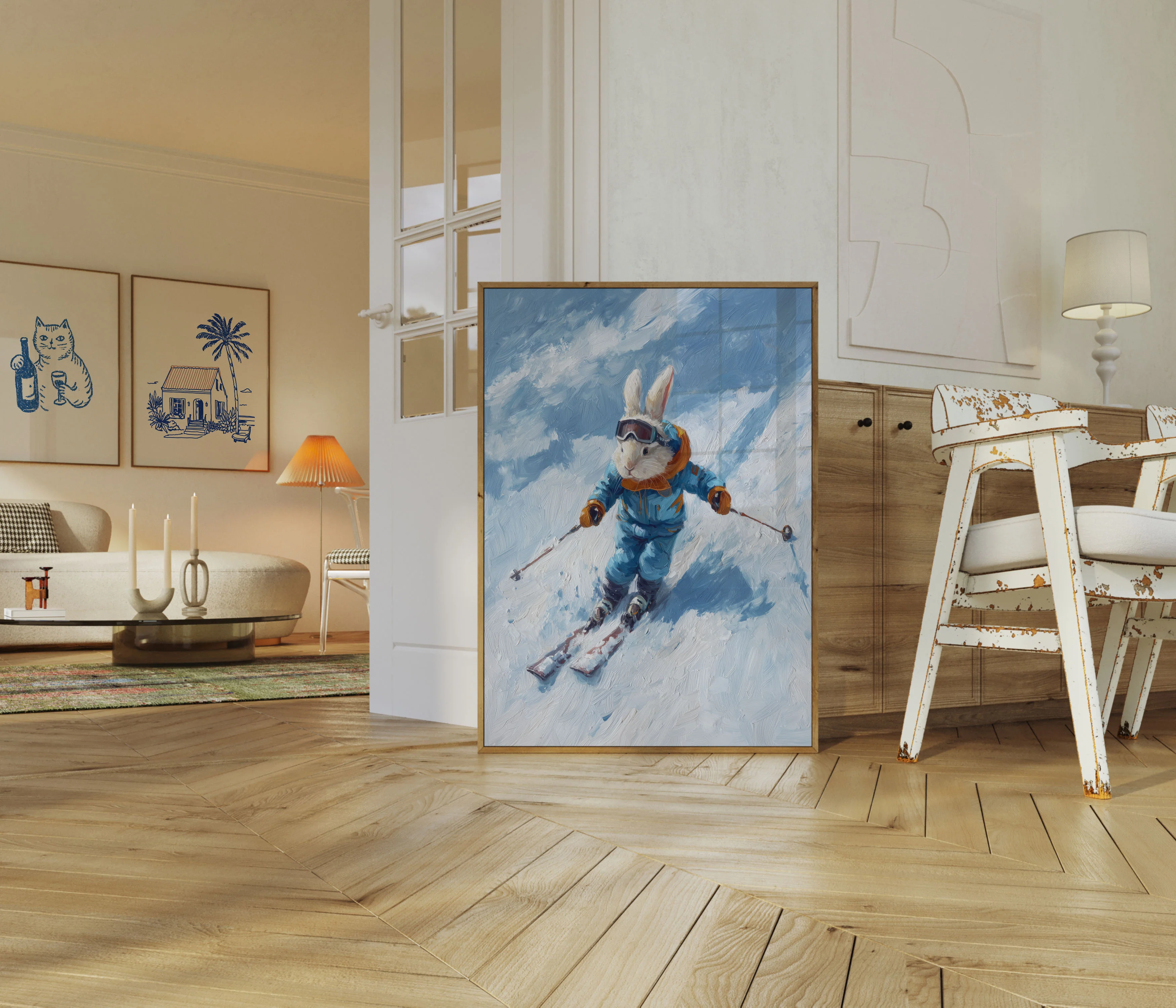 Extreme Bunny Ski Adventure Poster - Image 5