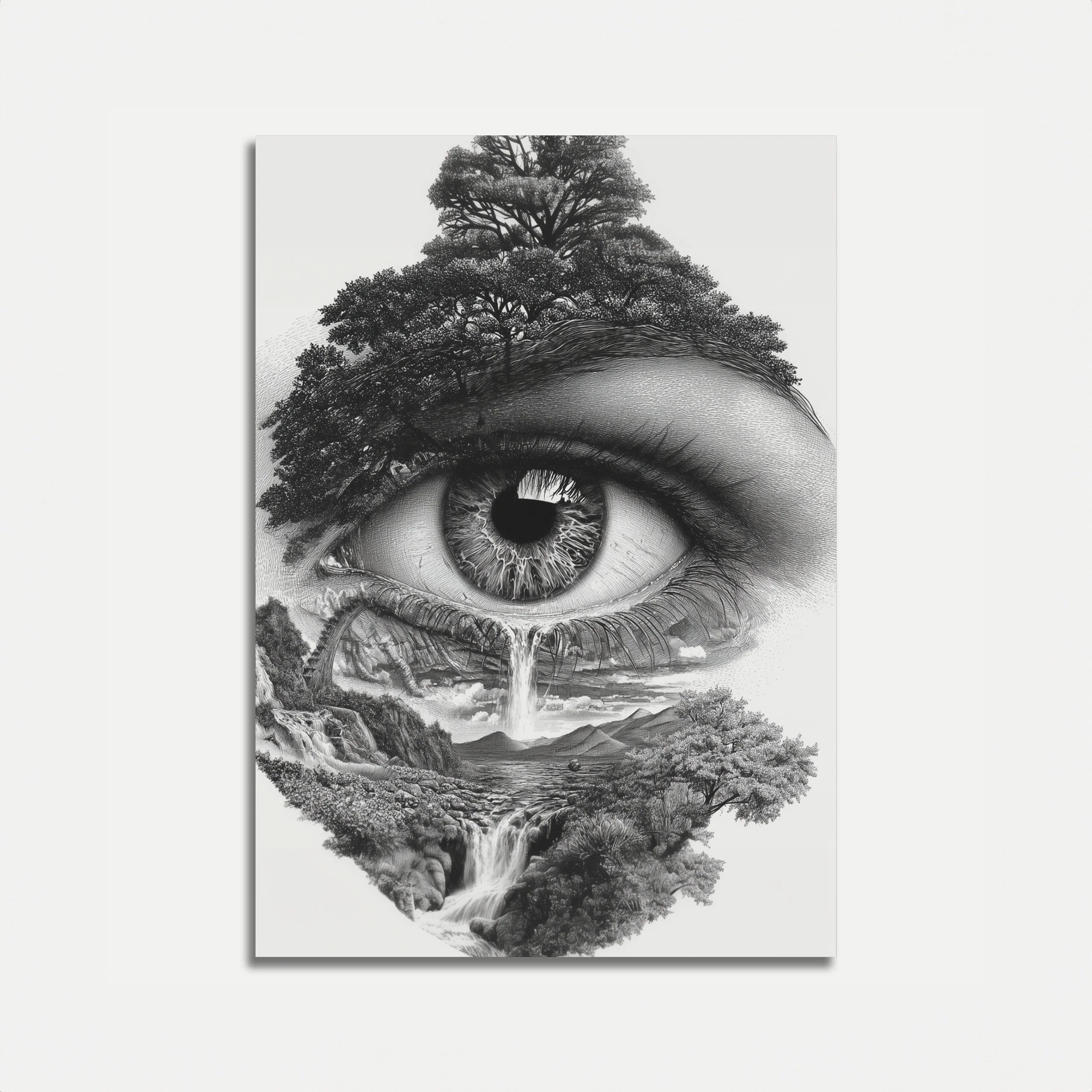 Eye of Nature Landscape Poster