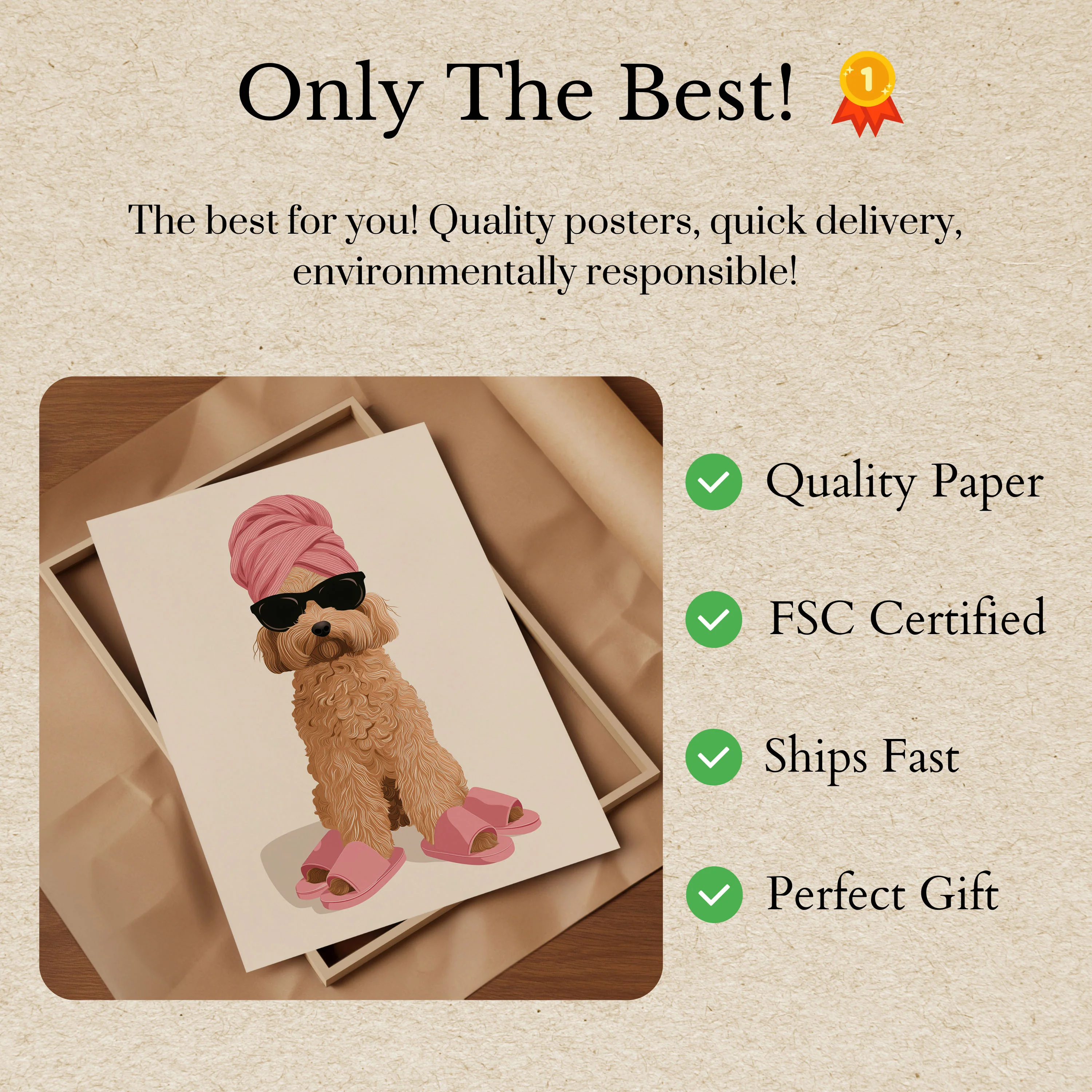 Fabulous Diva Dog Poster - Image 3