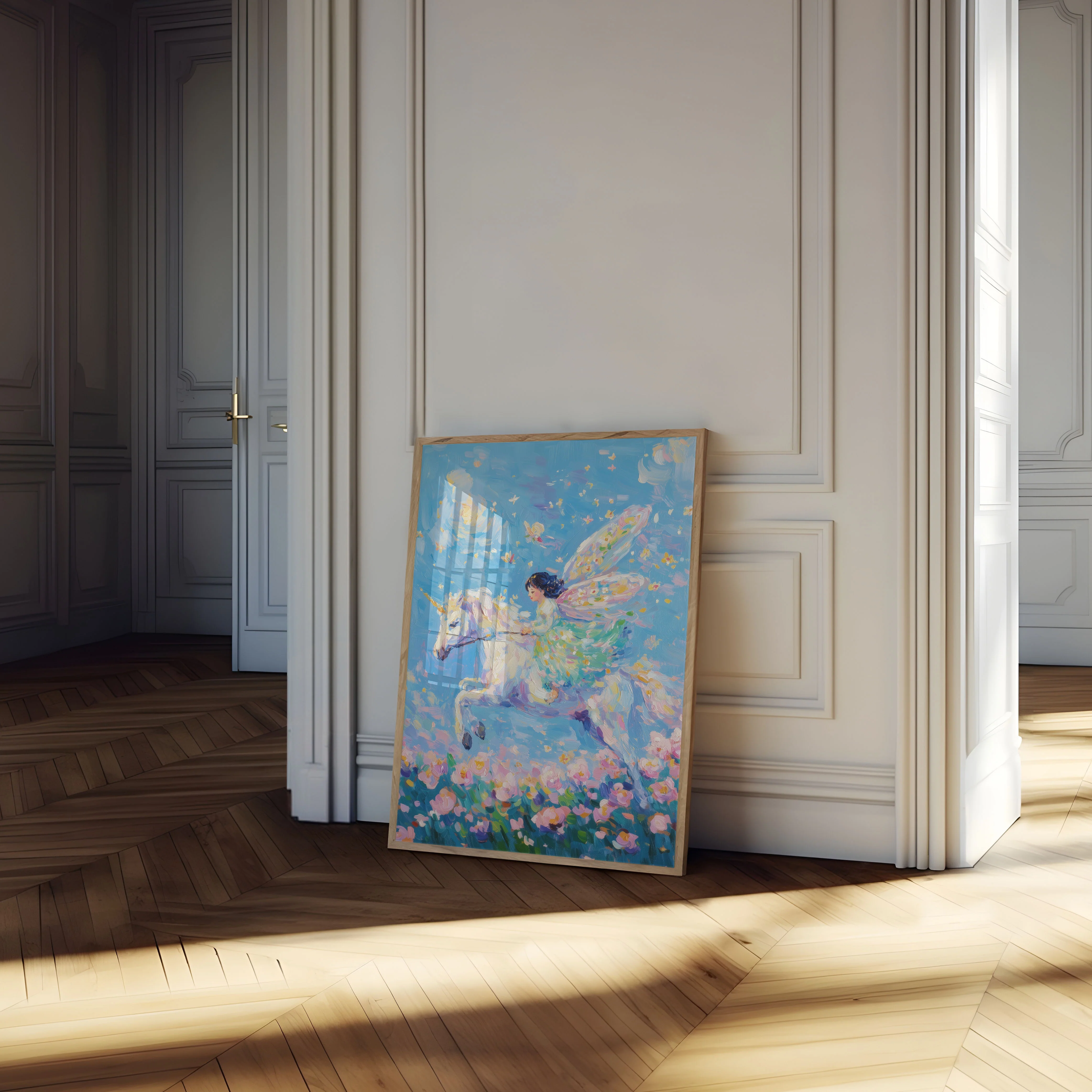 Fairy on Winged Horse Poster - Image 4