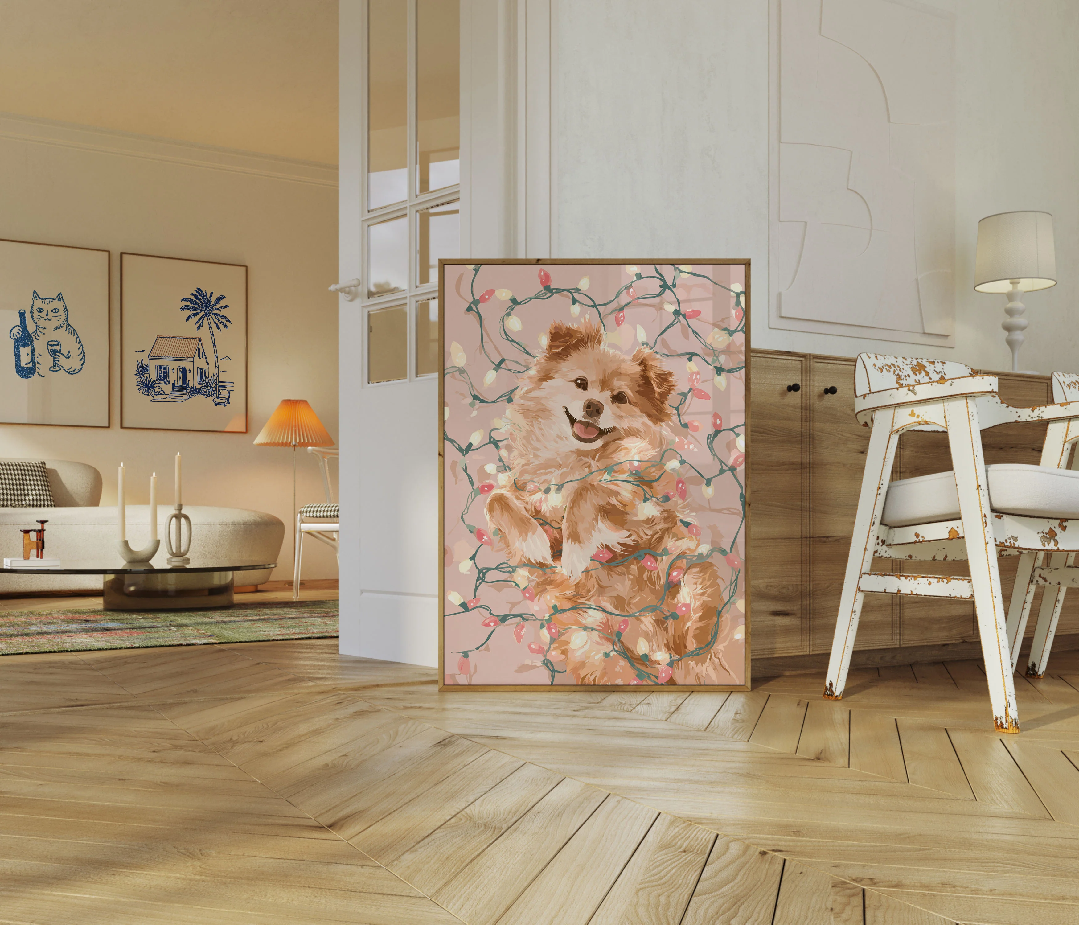 Festive Furry Friend Poster - Image 5