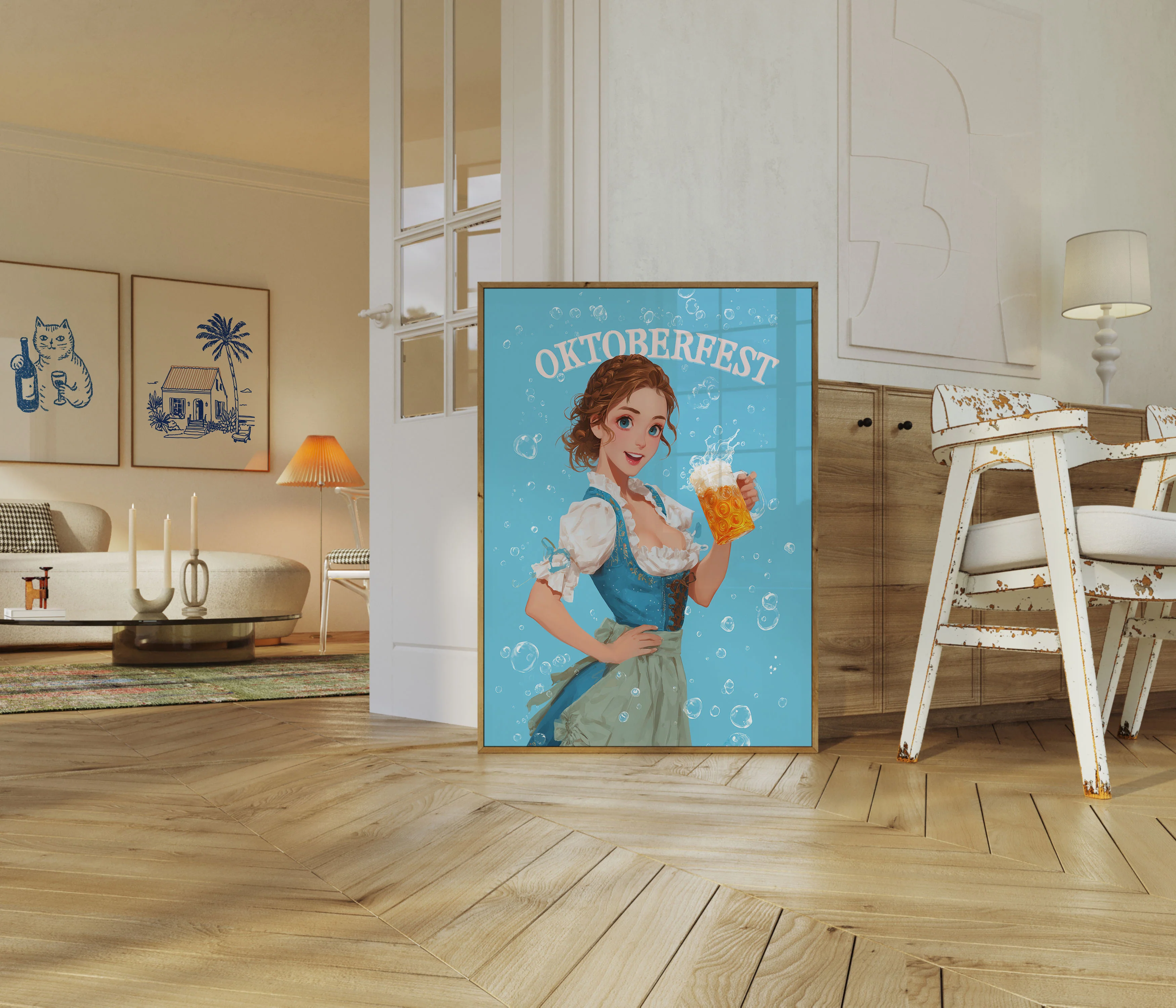 Festive Oktoberfest Beer Celebration Poster - Image 5