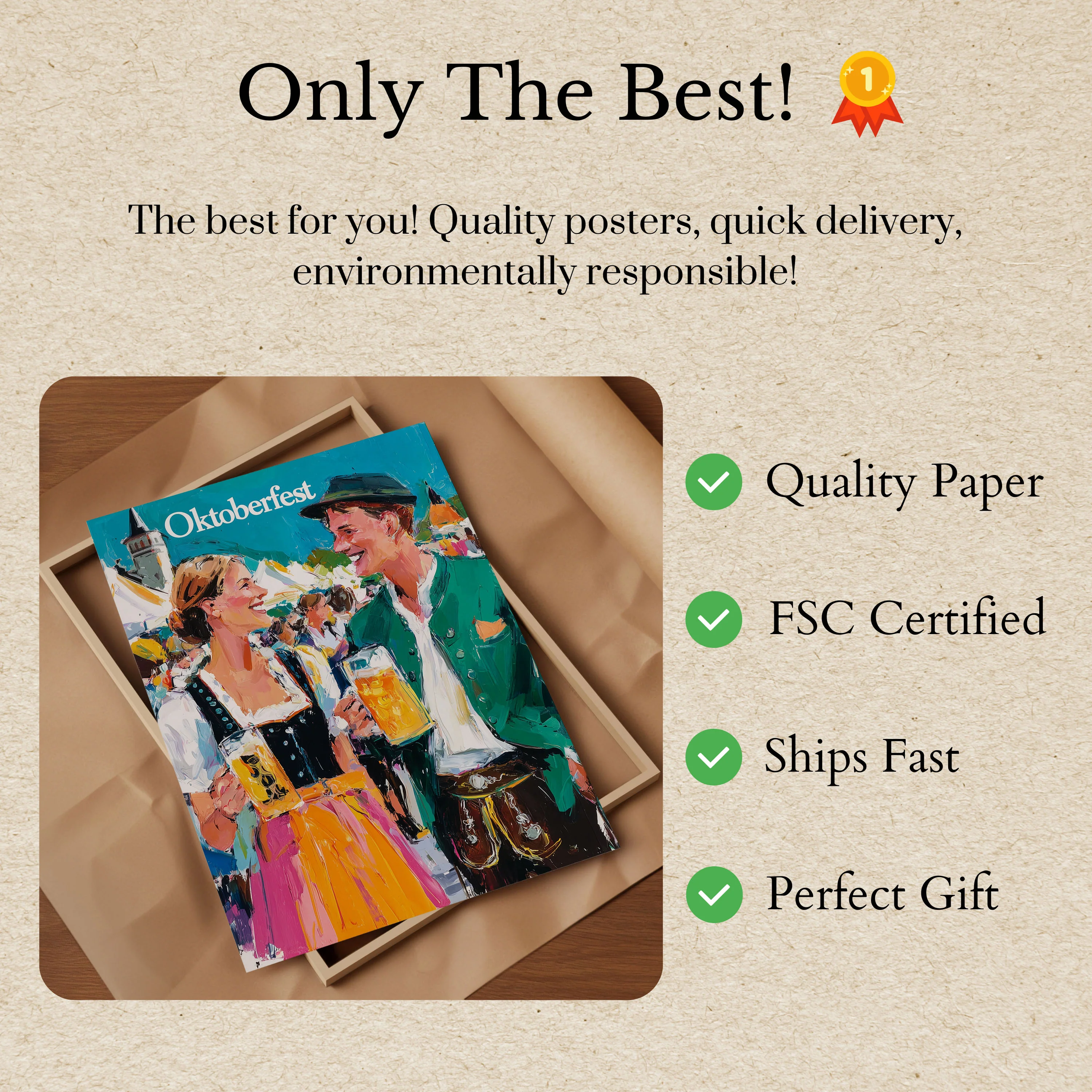 Festive Oktoberfest Beer Celebration Poster - Image 3