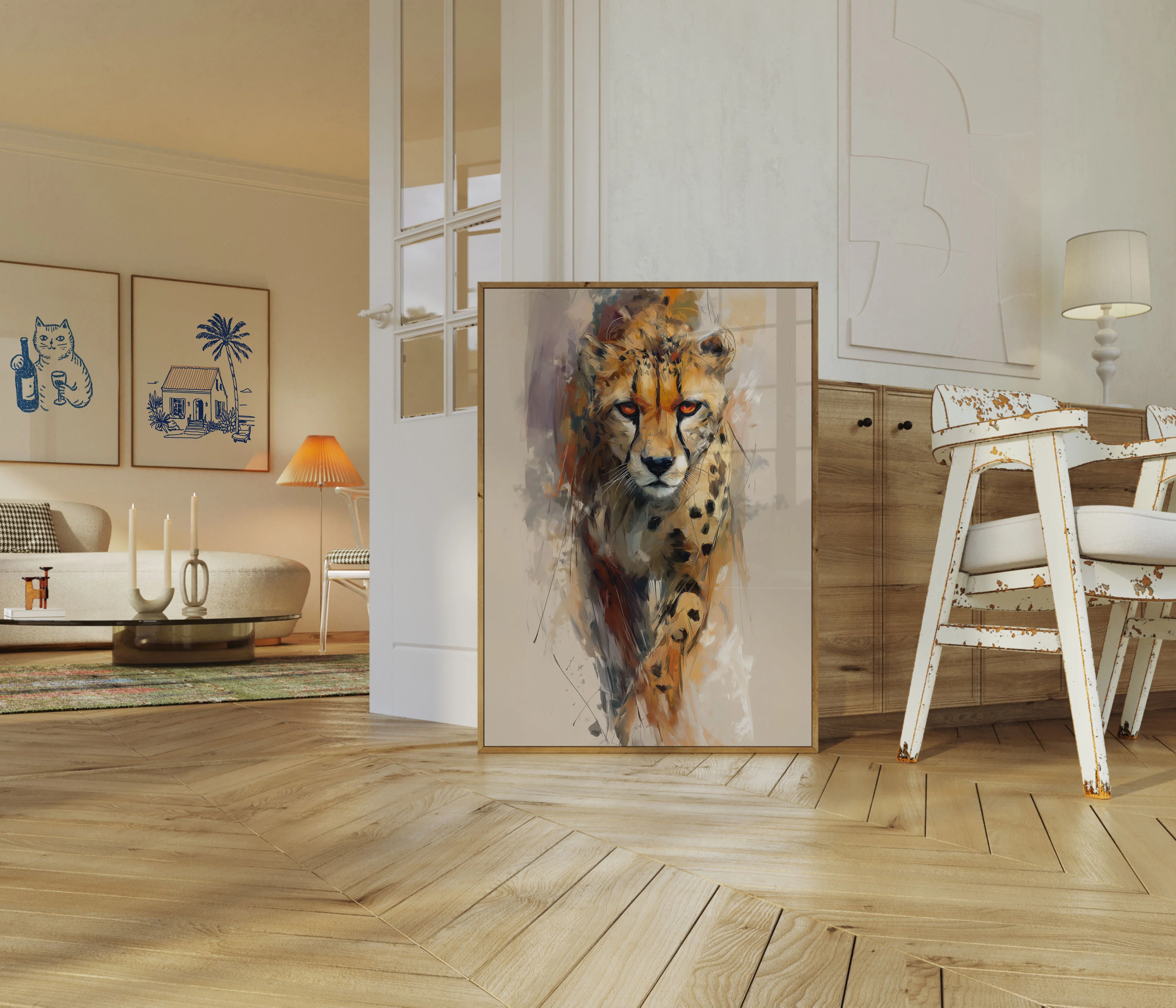 Fierce Gaze Cheetah Poster - Image 5