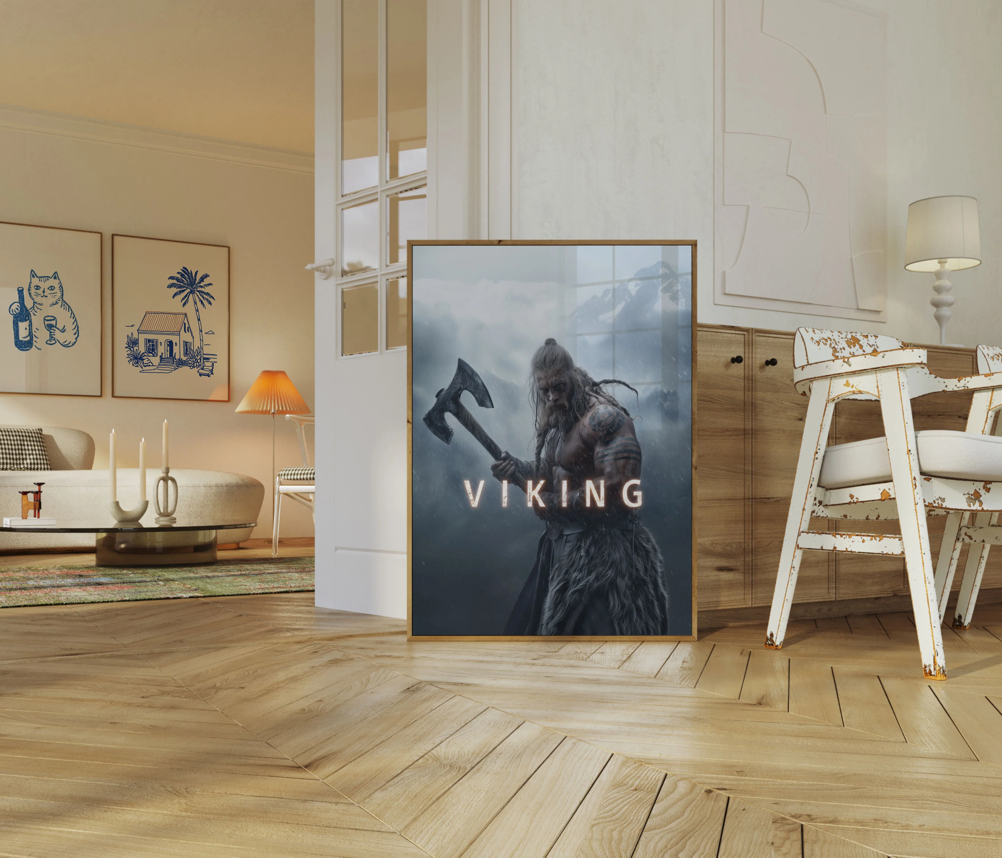 Fierce Norse Warrior Poster - Image 5