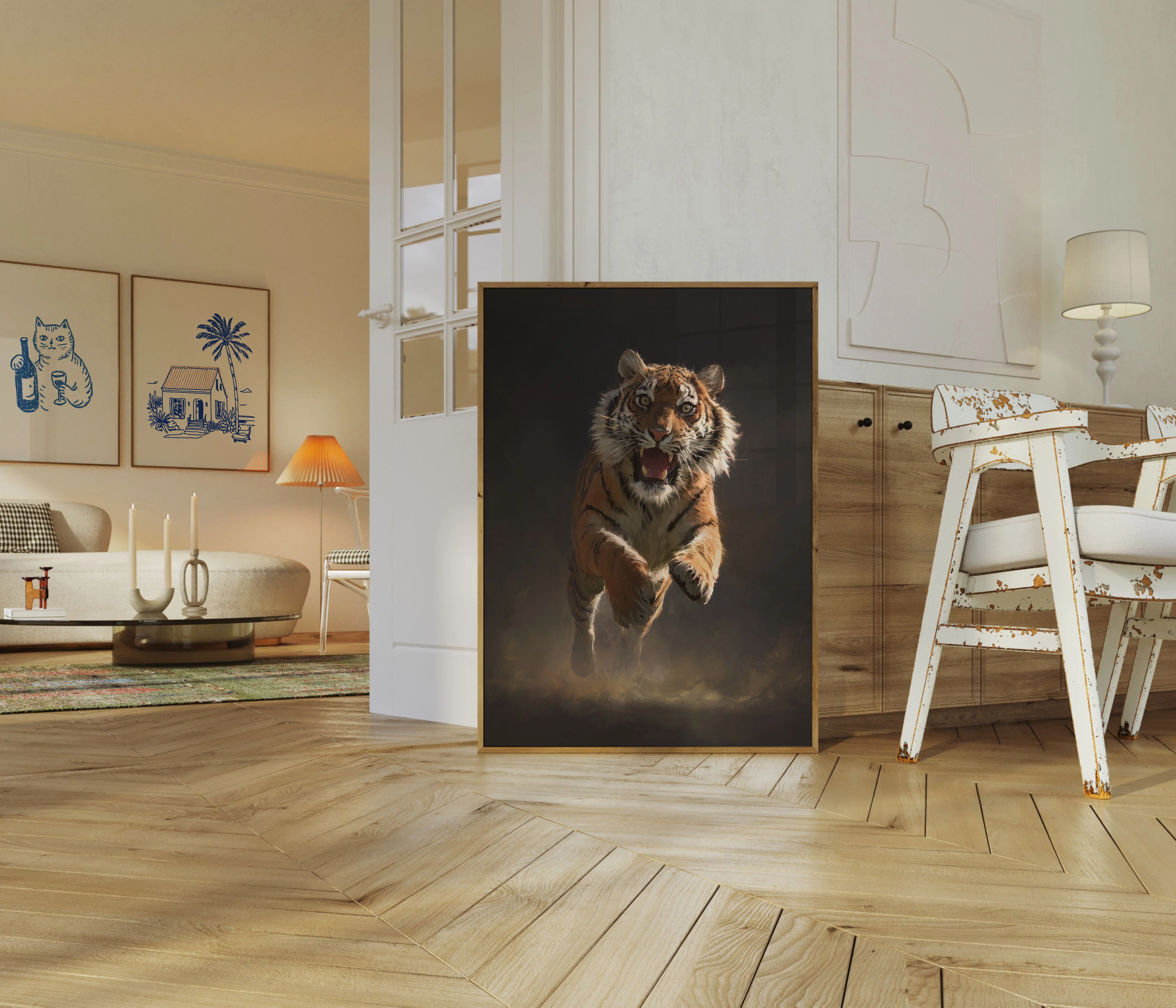 Fierce Tiger Leap Poster - Image 5