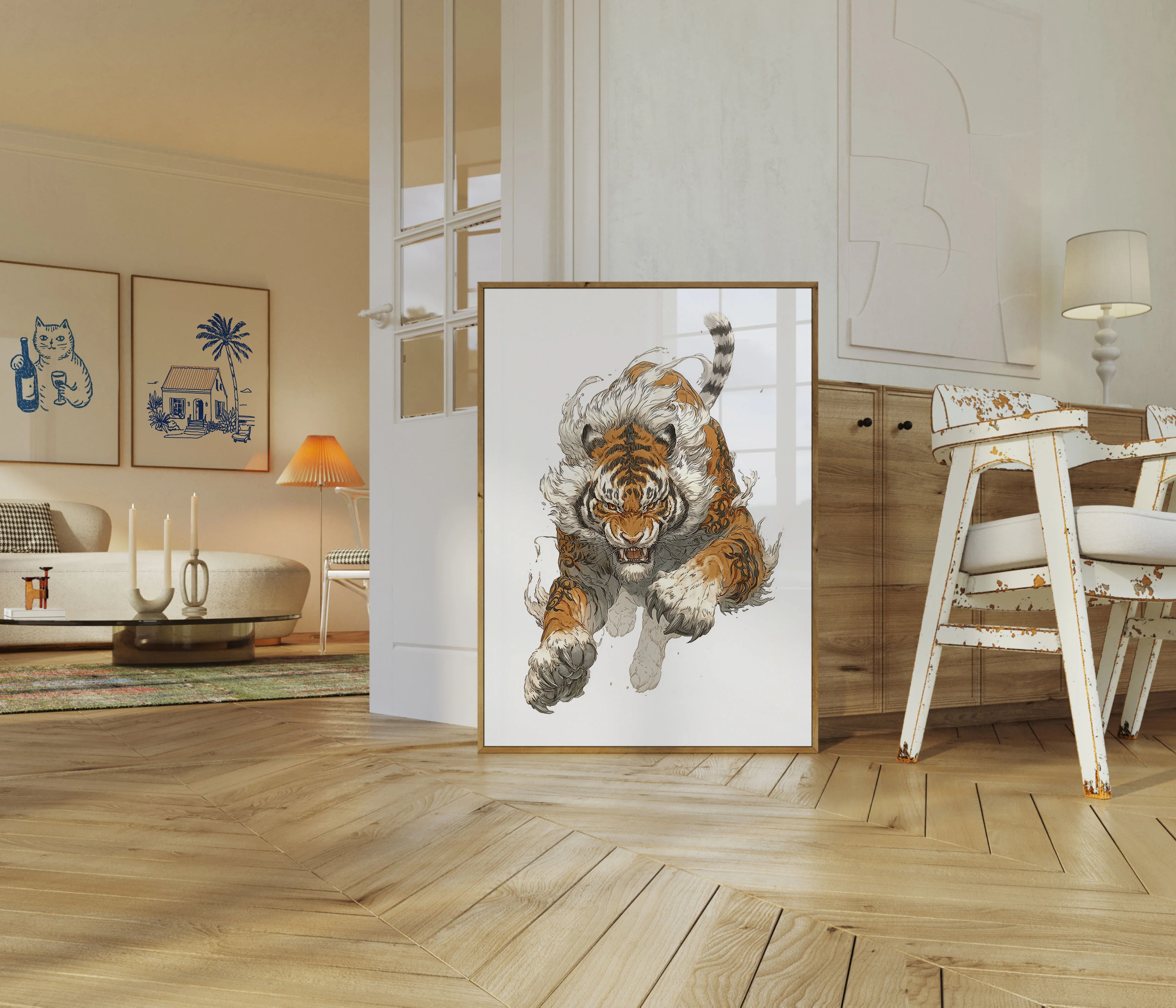 Fierce Tiger Prowl Poster - Image 5