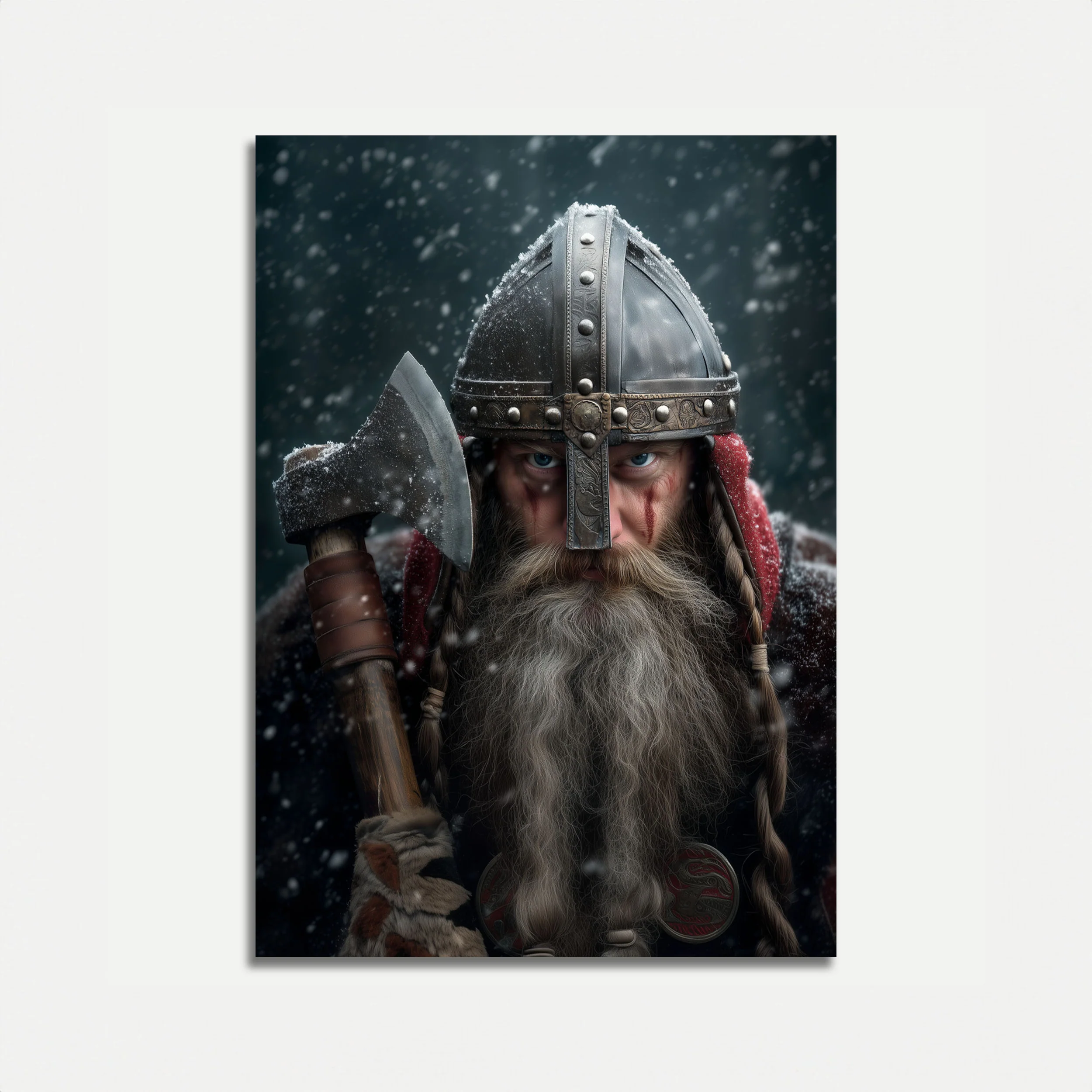 Fierce Viking Warrior Poster