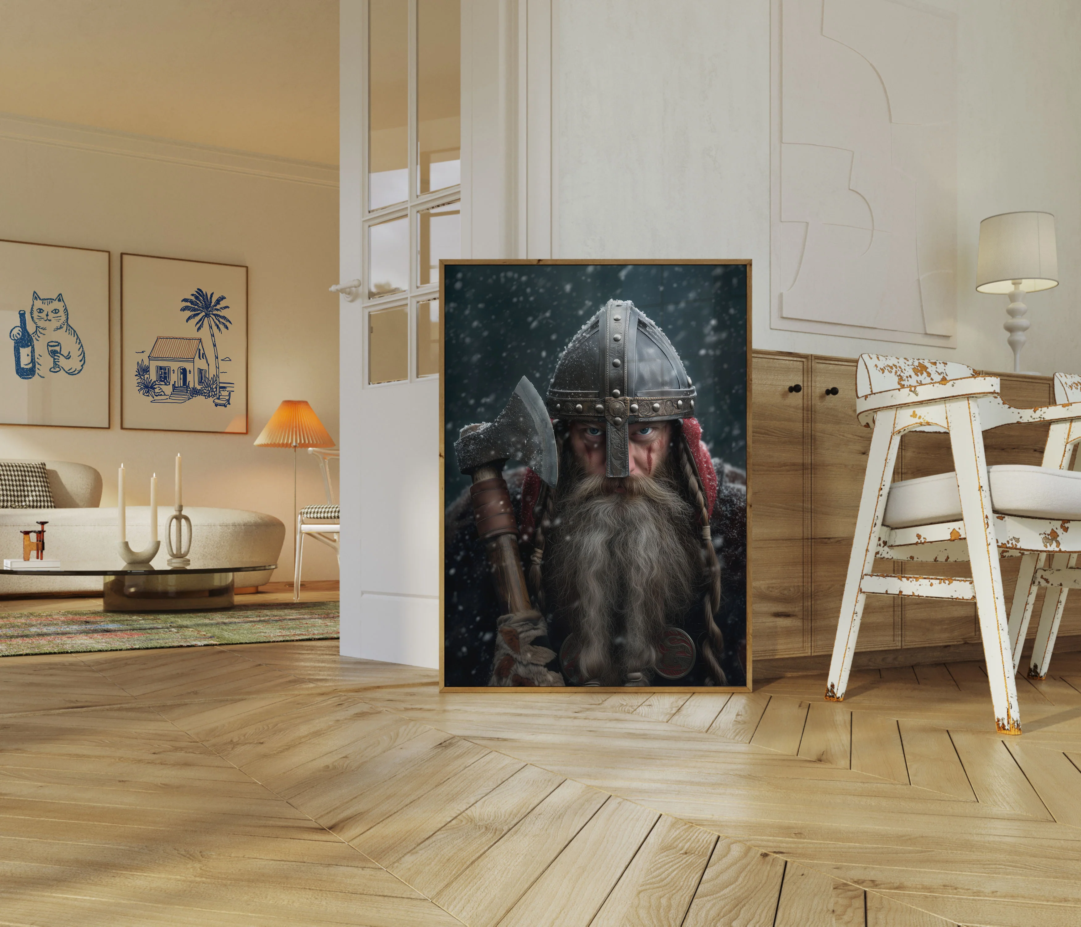 Fierce Viking Warrior Poster - Image 5