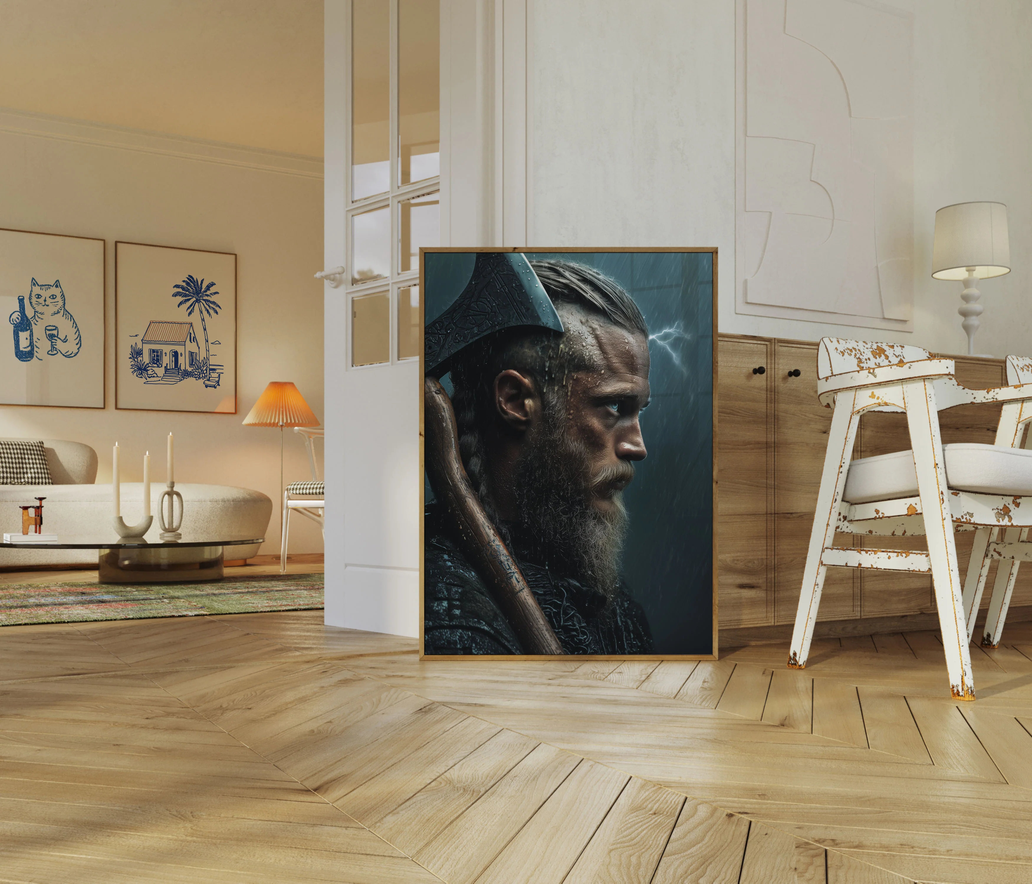 Fierce Viking Warrior Poster - Image 5