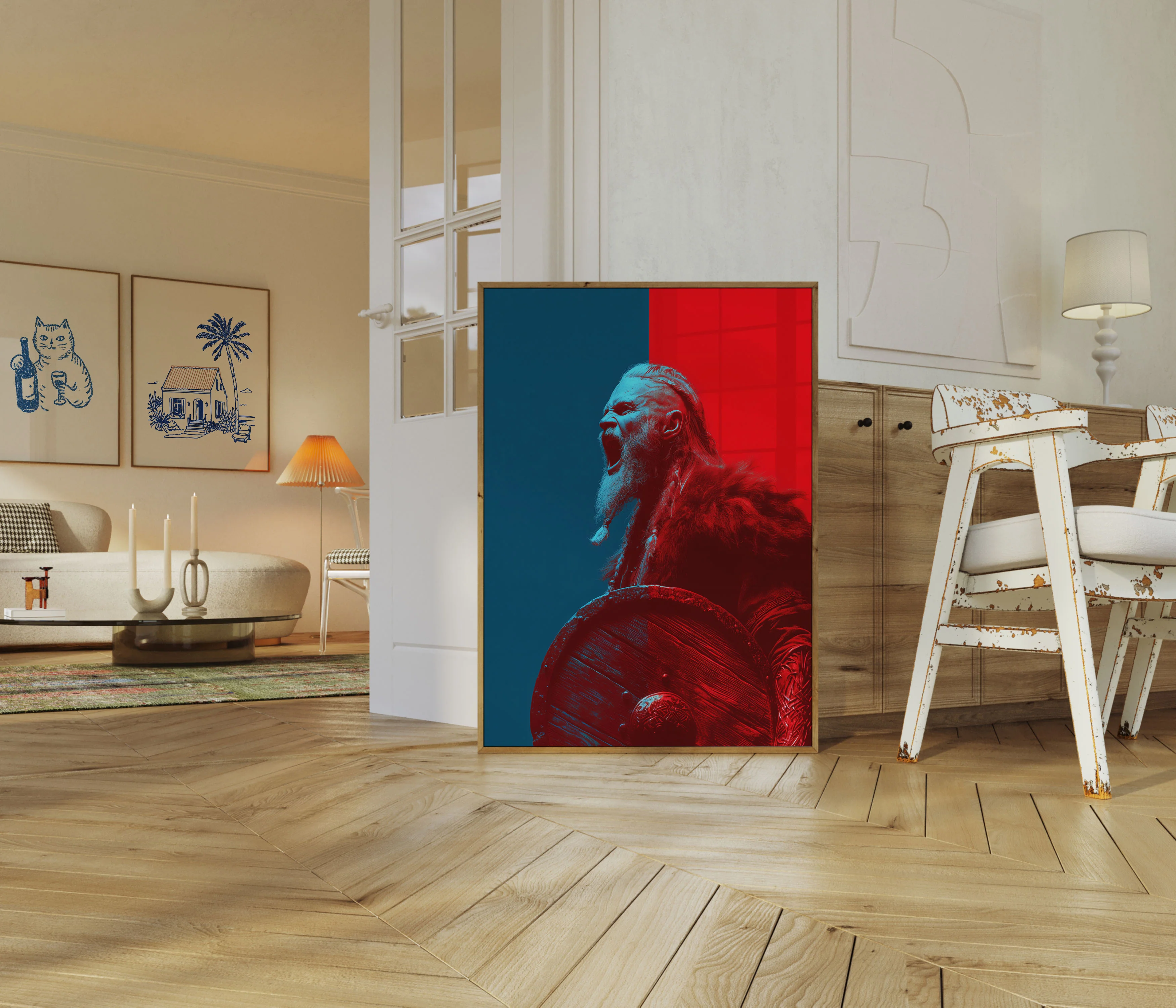Fierce Viking Warrior Poster - Image 5