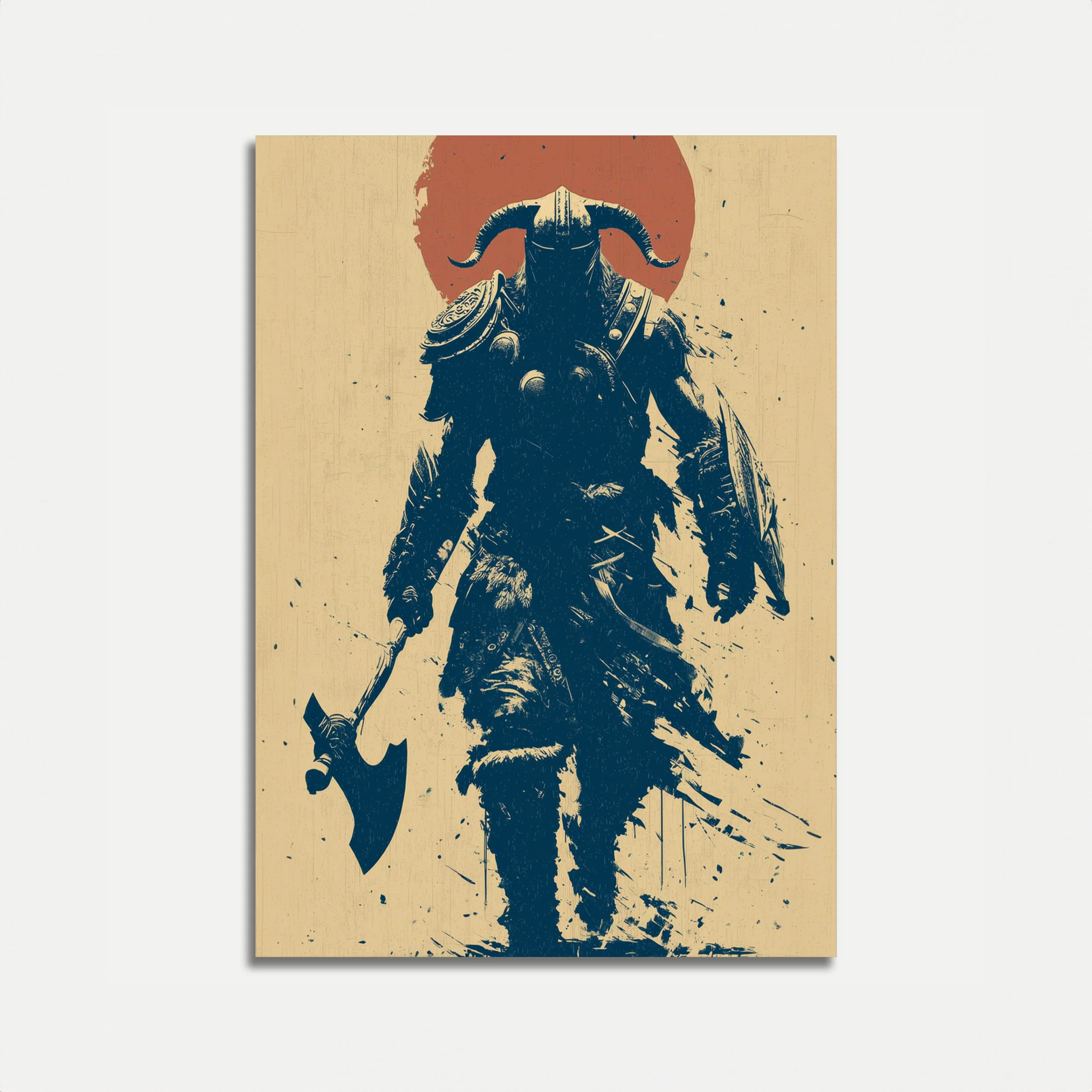 Fierce Viking Warrior Poster