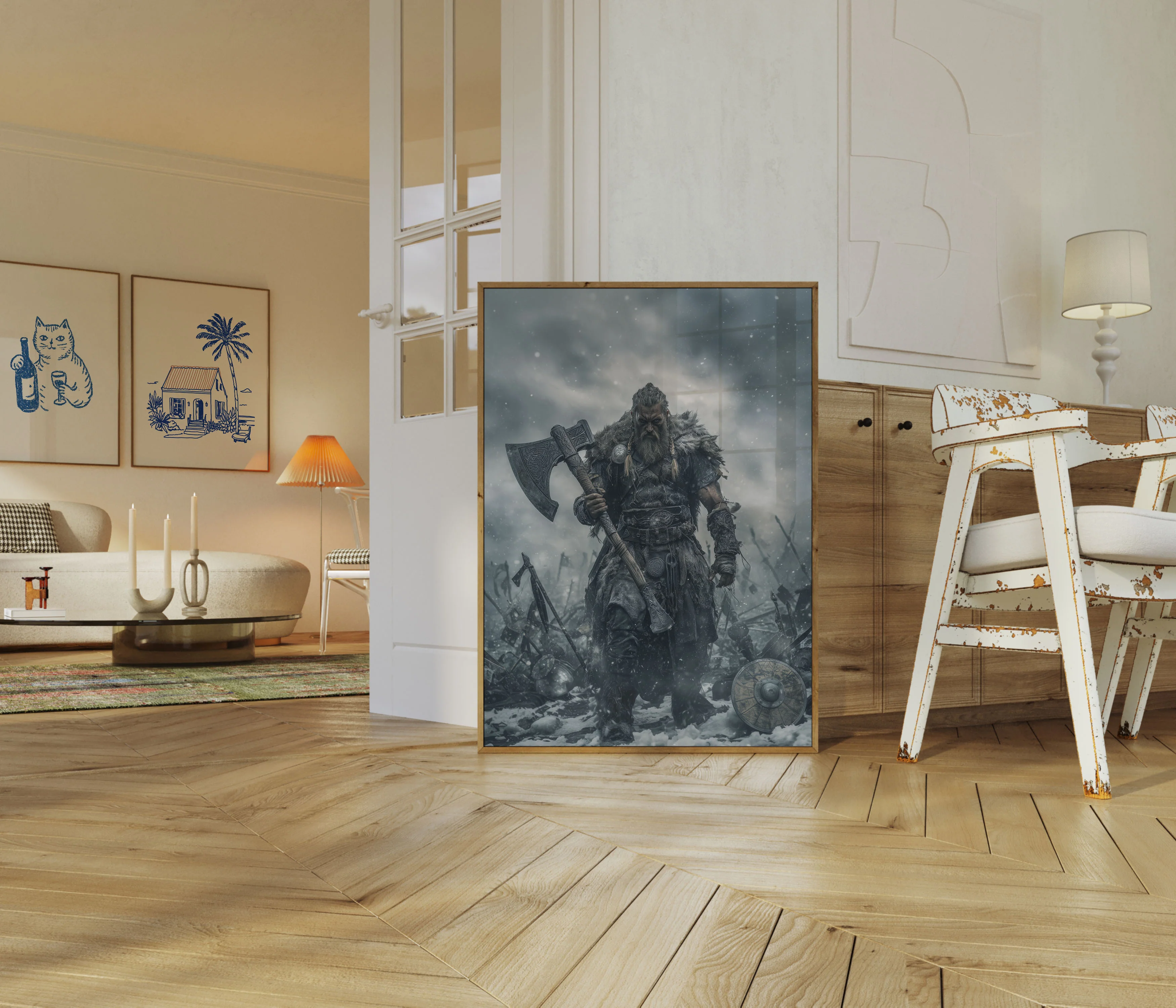 Fierce Viking Warrior Poster - Image 5