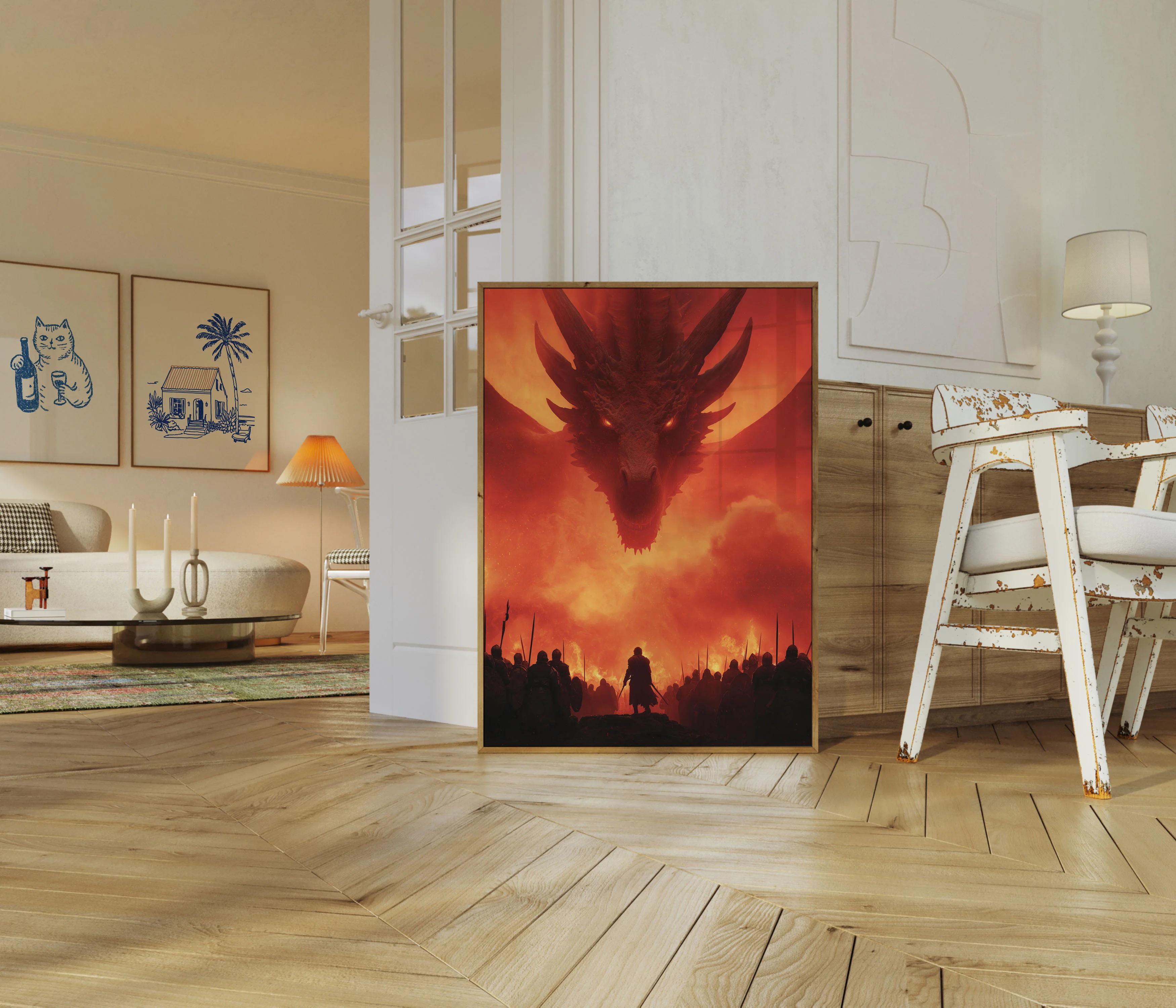 Fire and Blood Dragon Poster - Image 5