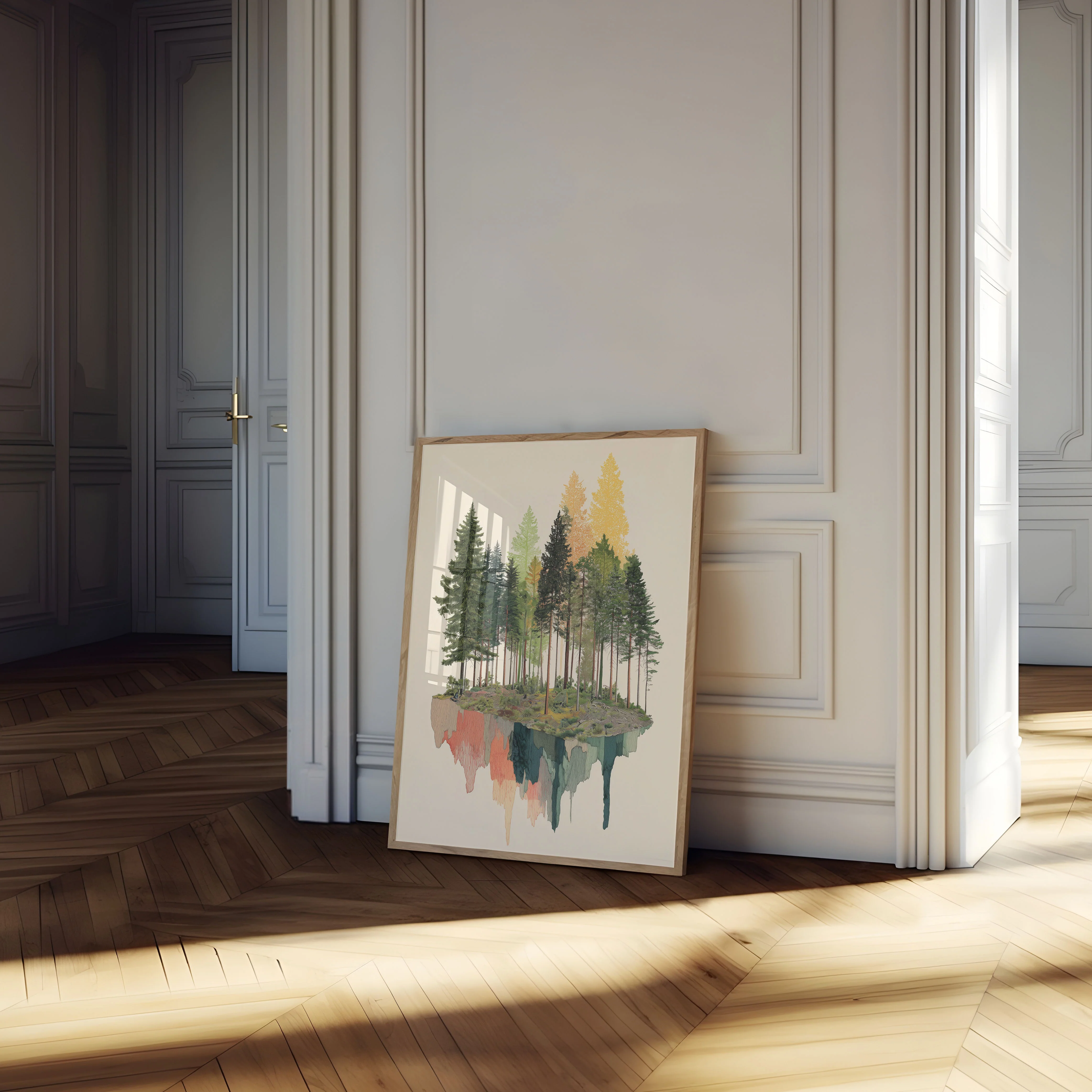 Floating Forest Ecosystem Poster - Image 4