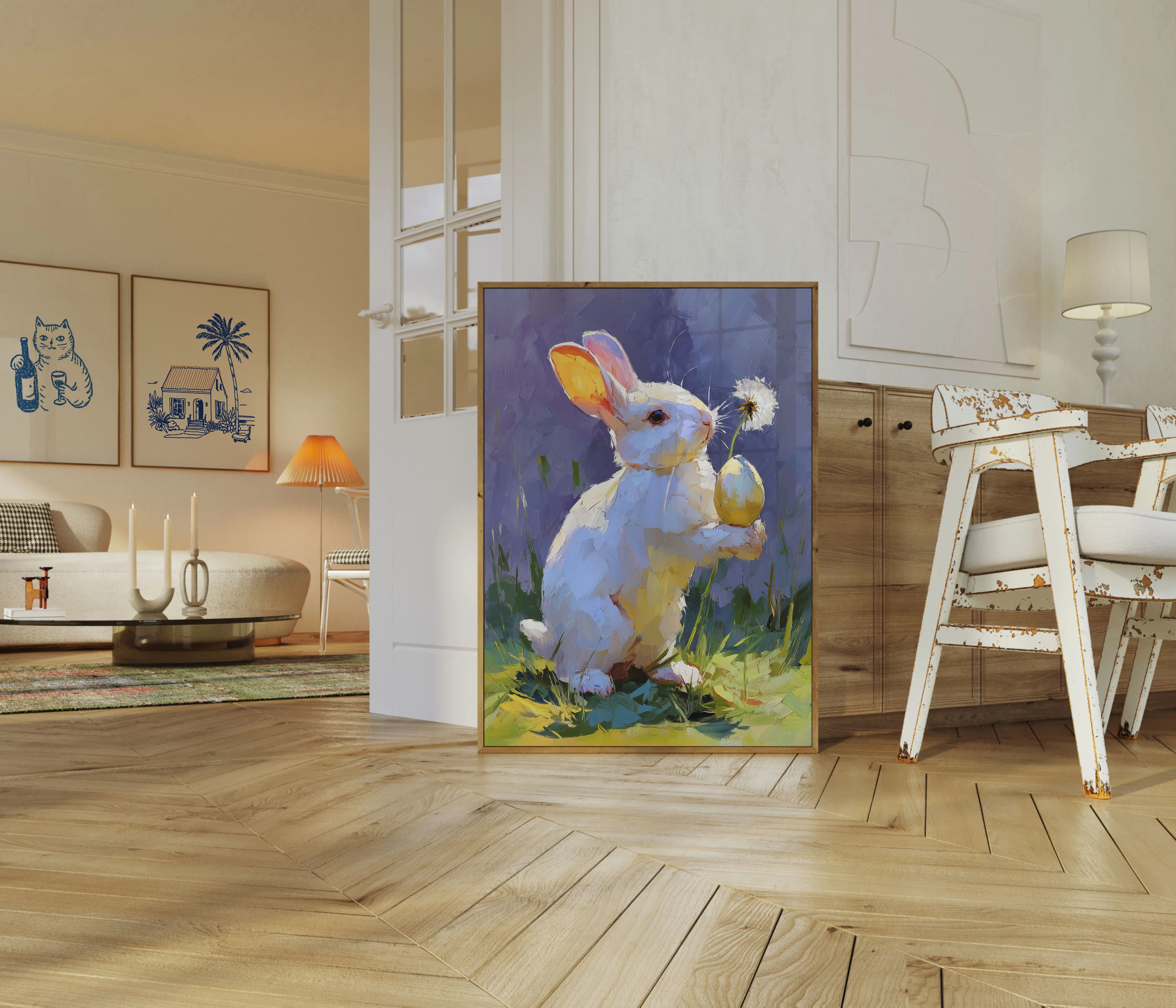Fluffy Bunny Spring Poster - Image 5