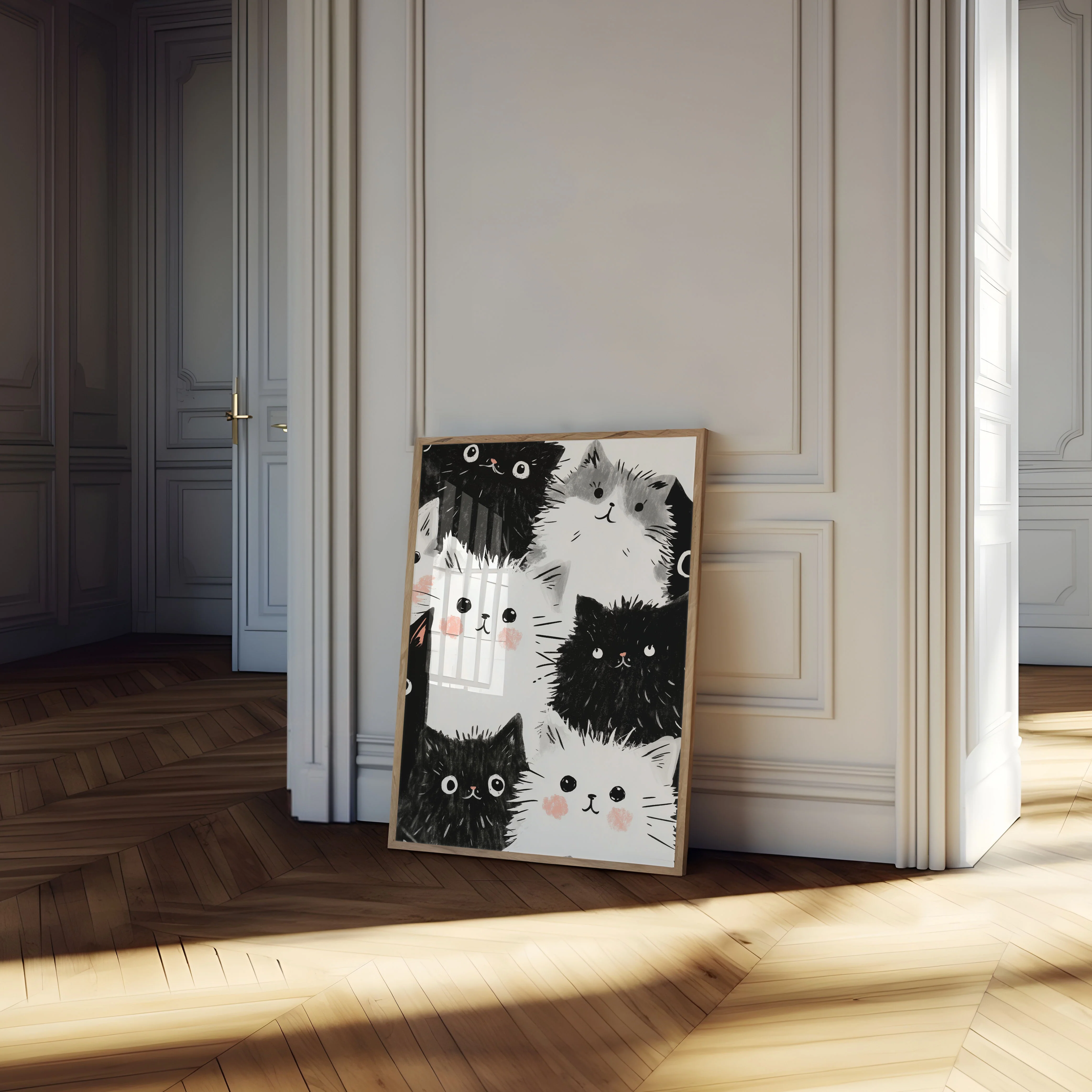 Fluffy Cats Party Poster - Image 4