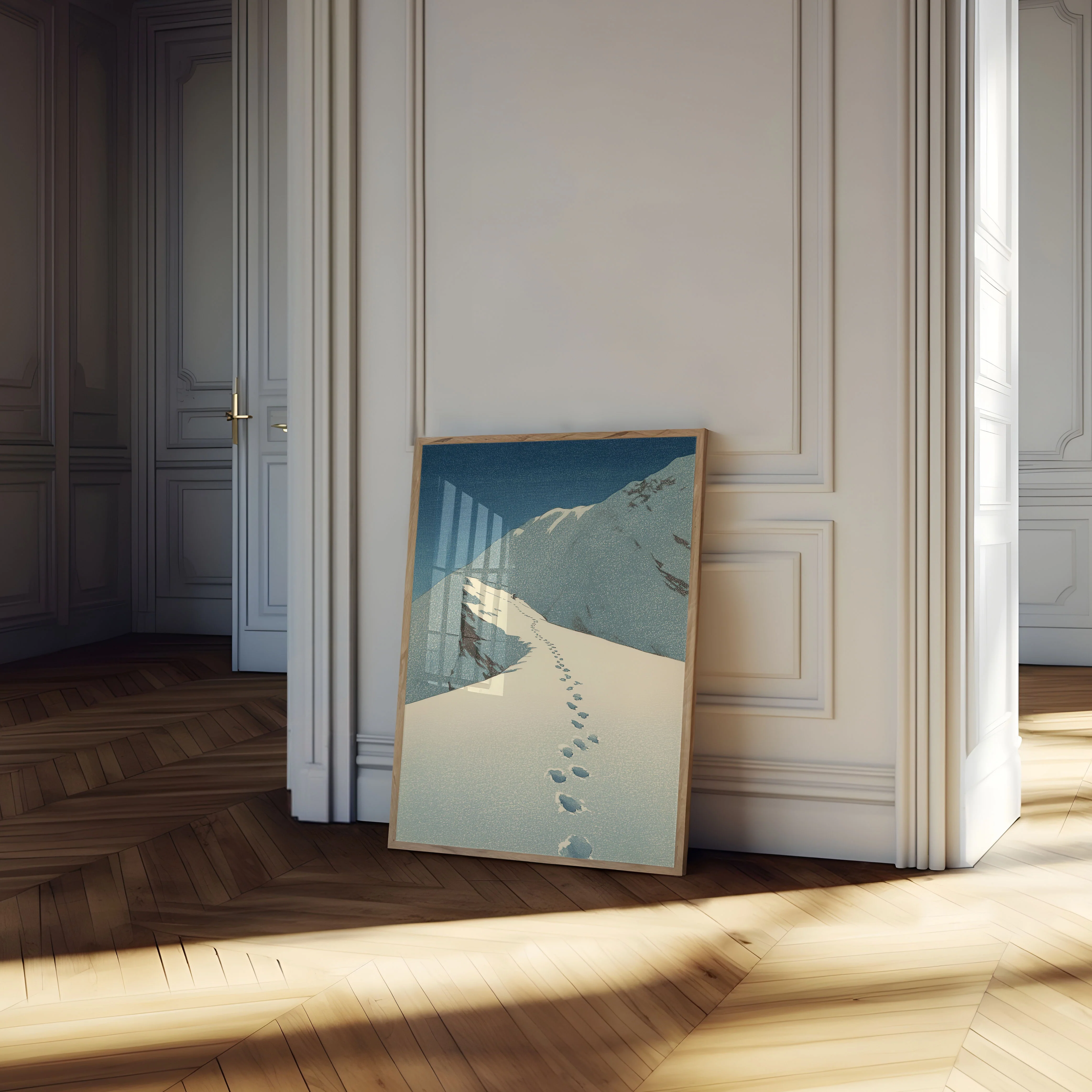 Footprints in Fresh Snow Poster - Image 4