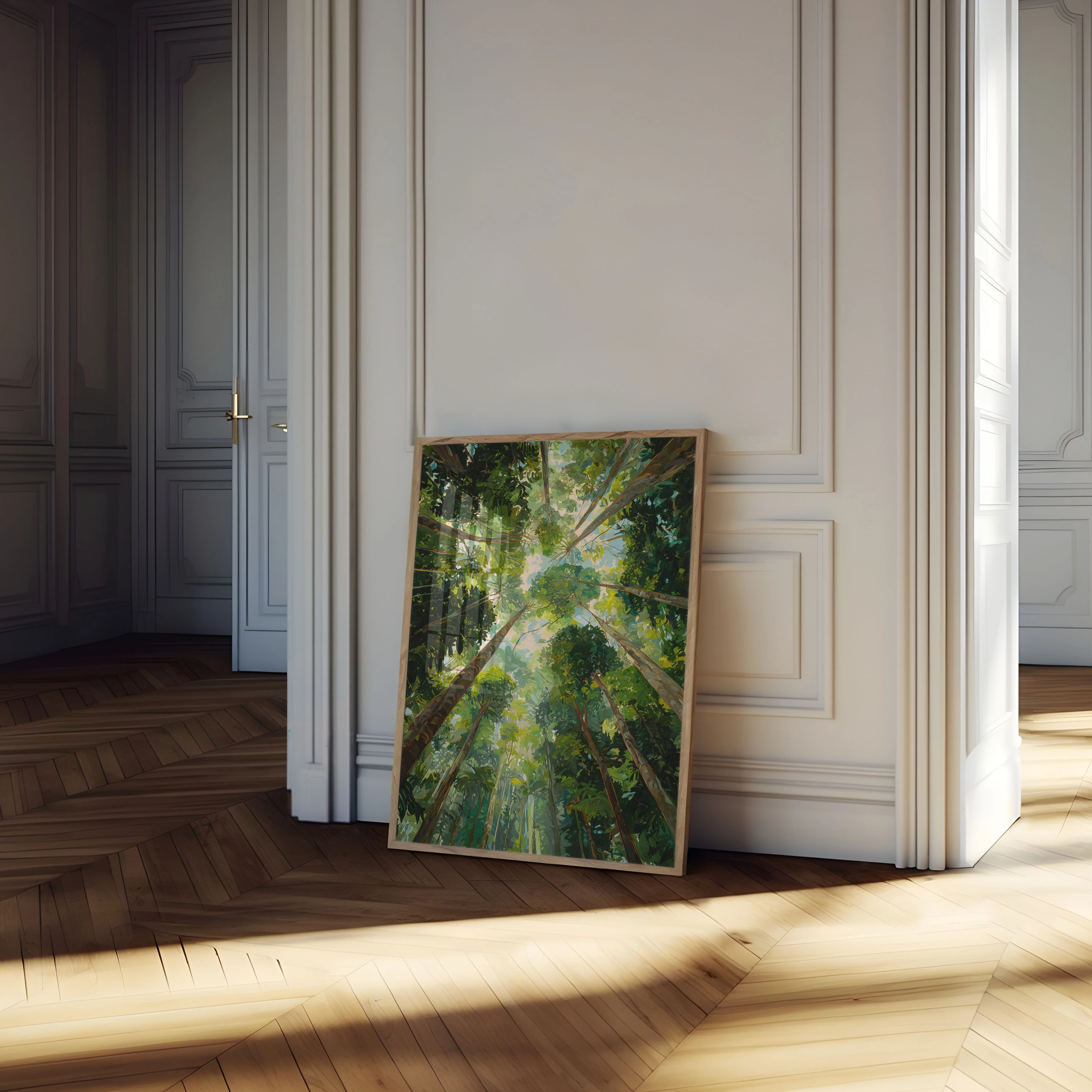 Forest Canopy Looking Up Poster - Image 4
