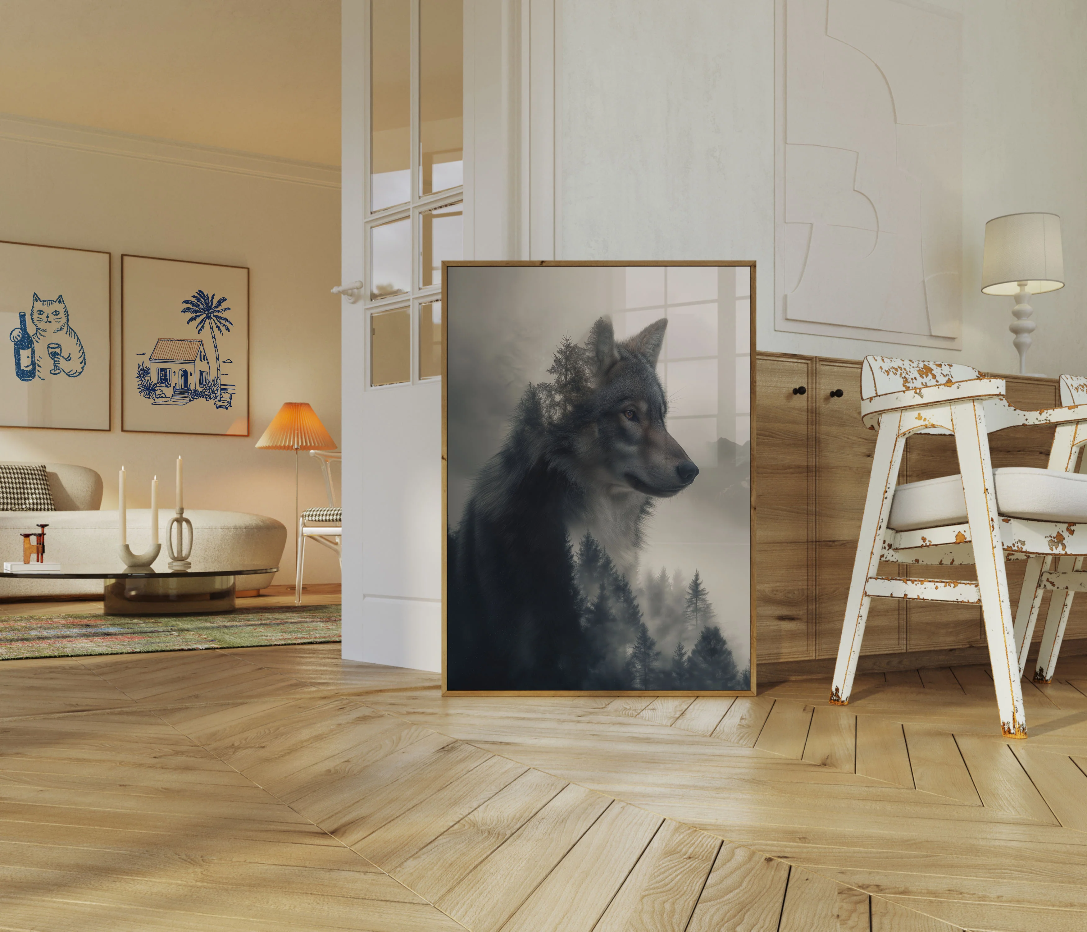 Forest Wolf Spirit Poster - Image 5