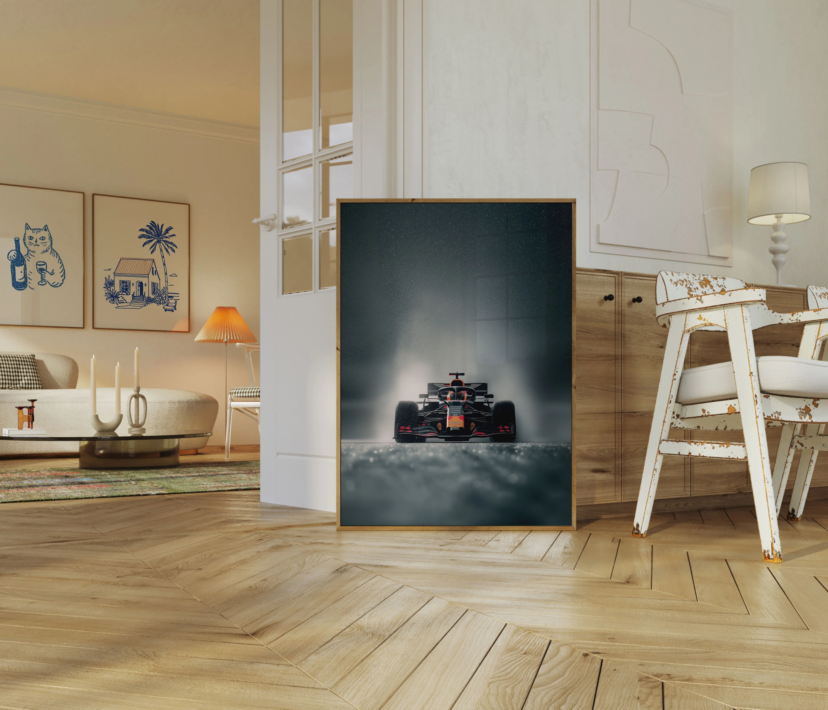 Formula 1 Racing in the Rain Poster - Image 5
