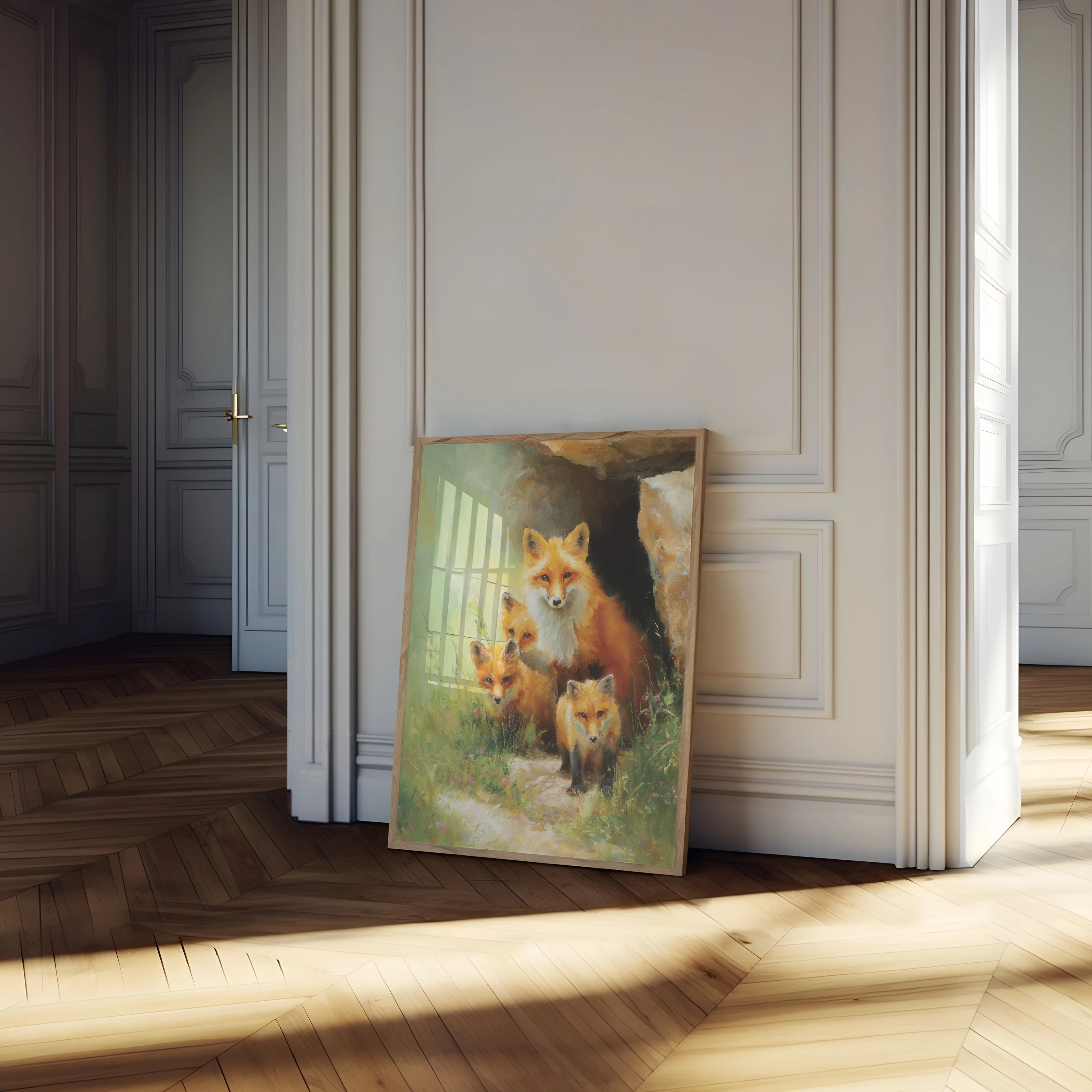 Fox Family Den Poster - Image 4
