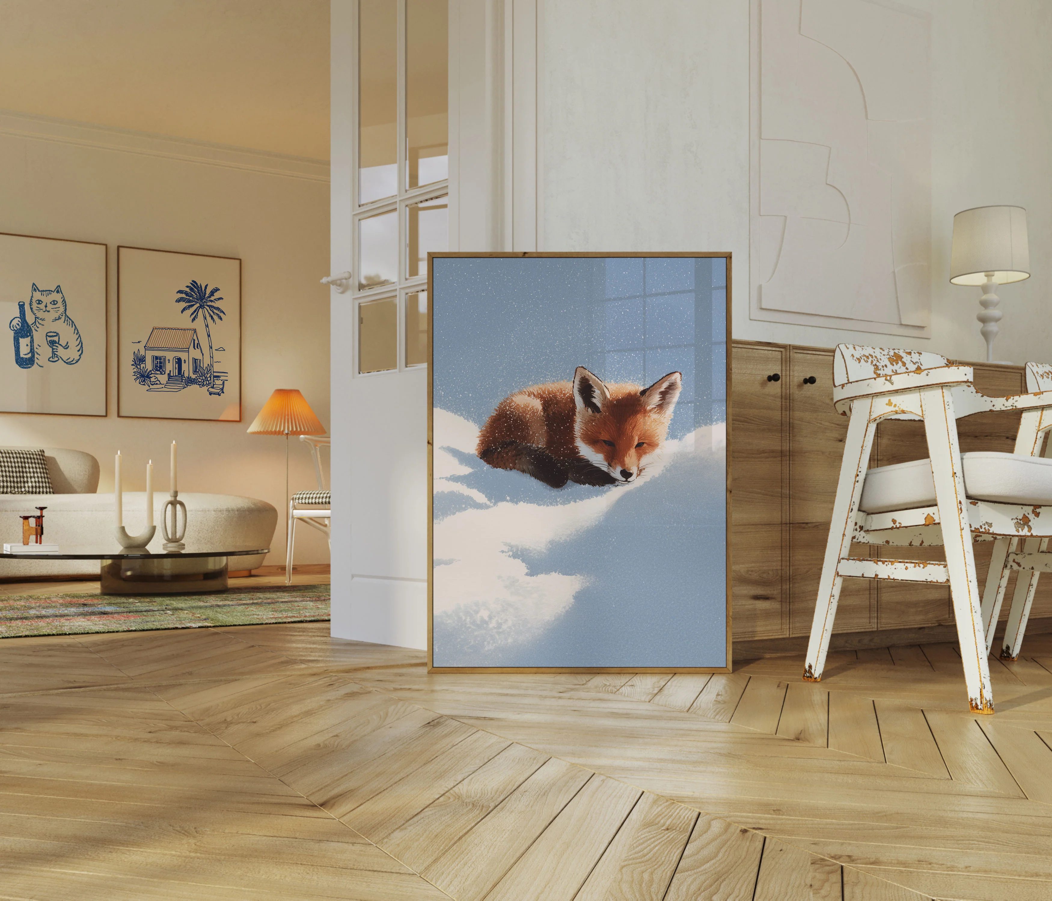 Fox in the Snow Poster - Image 5