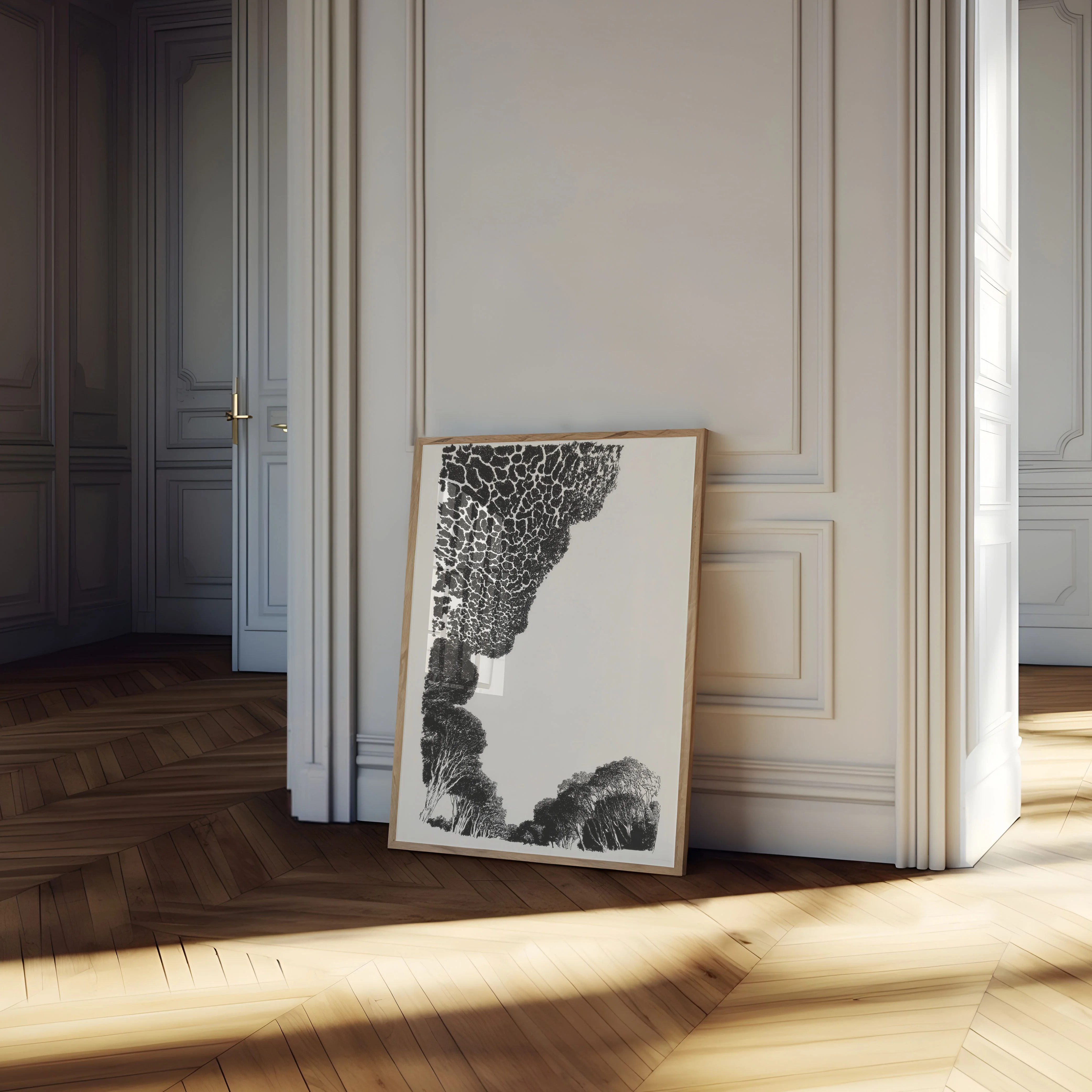 Fractured Forest Silhouette Poster - Image 4