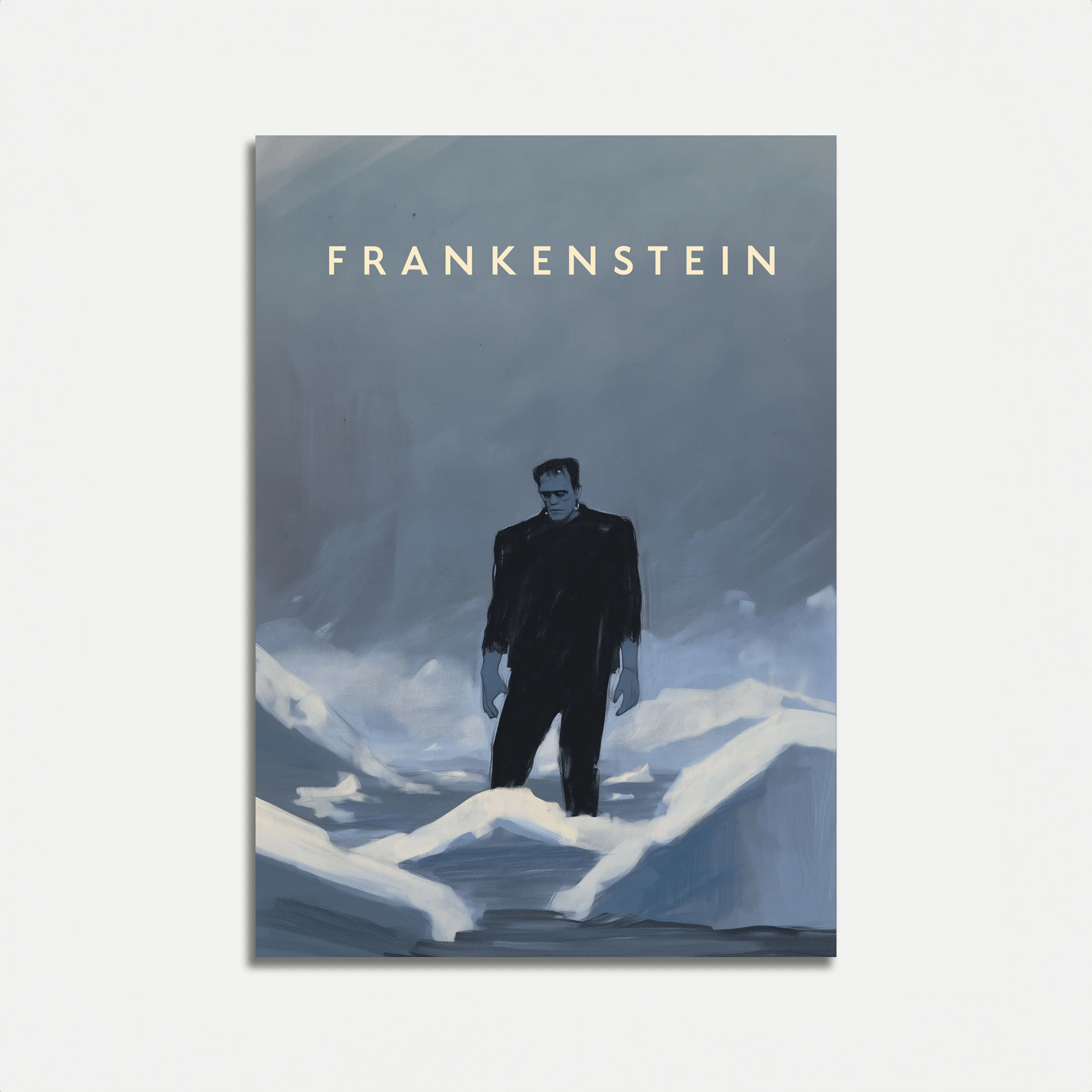Frankenstein's Monster in Snow Poster
