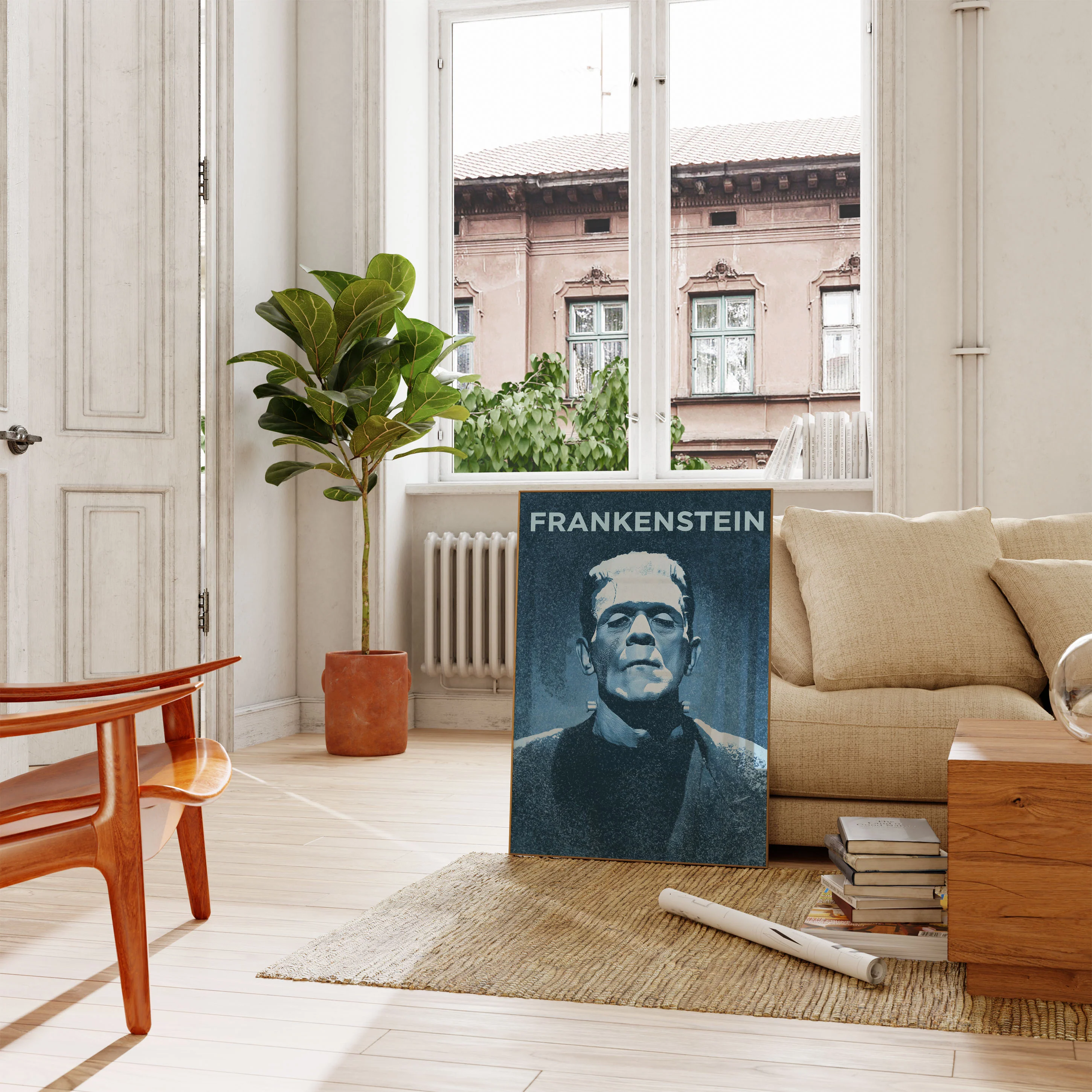 Frankenstein's Monster Portrait Poster - Image 2