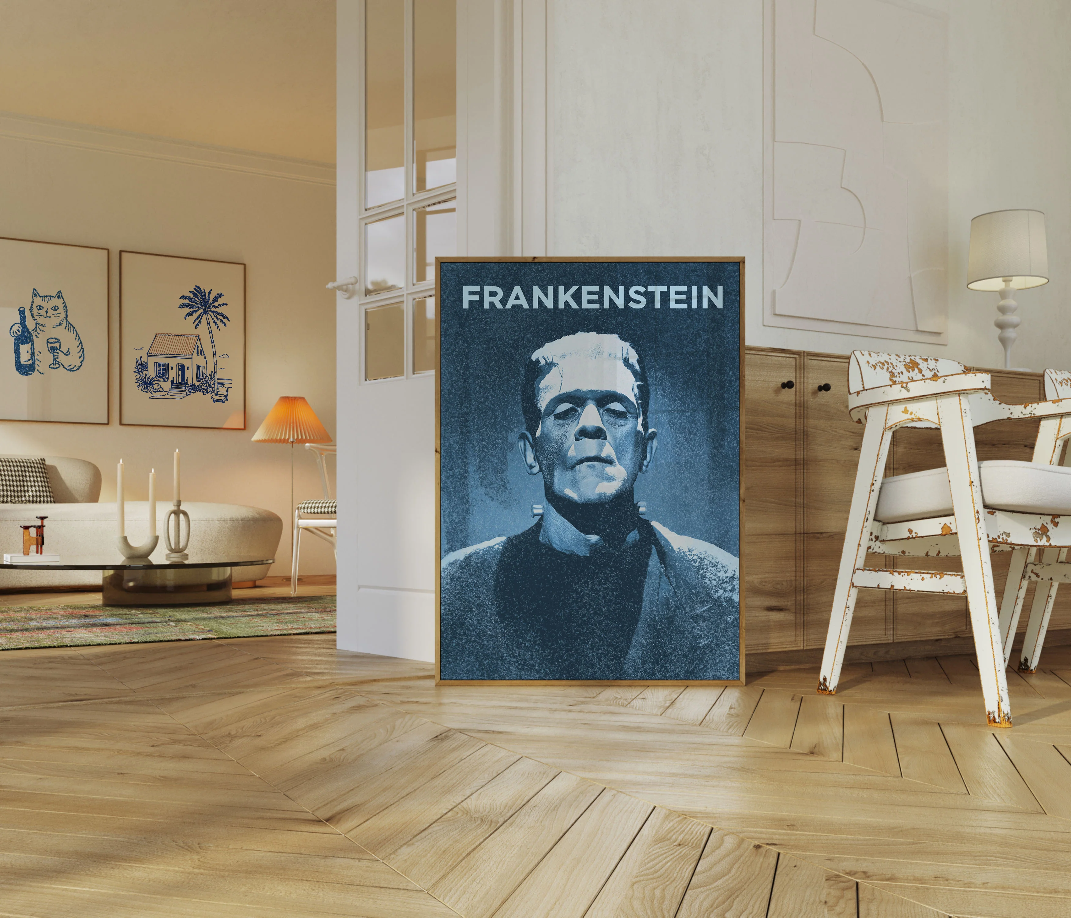 Frankenstein's Monster Portrait Poster - Image 5