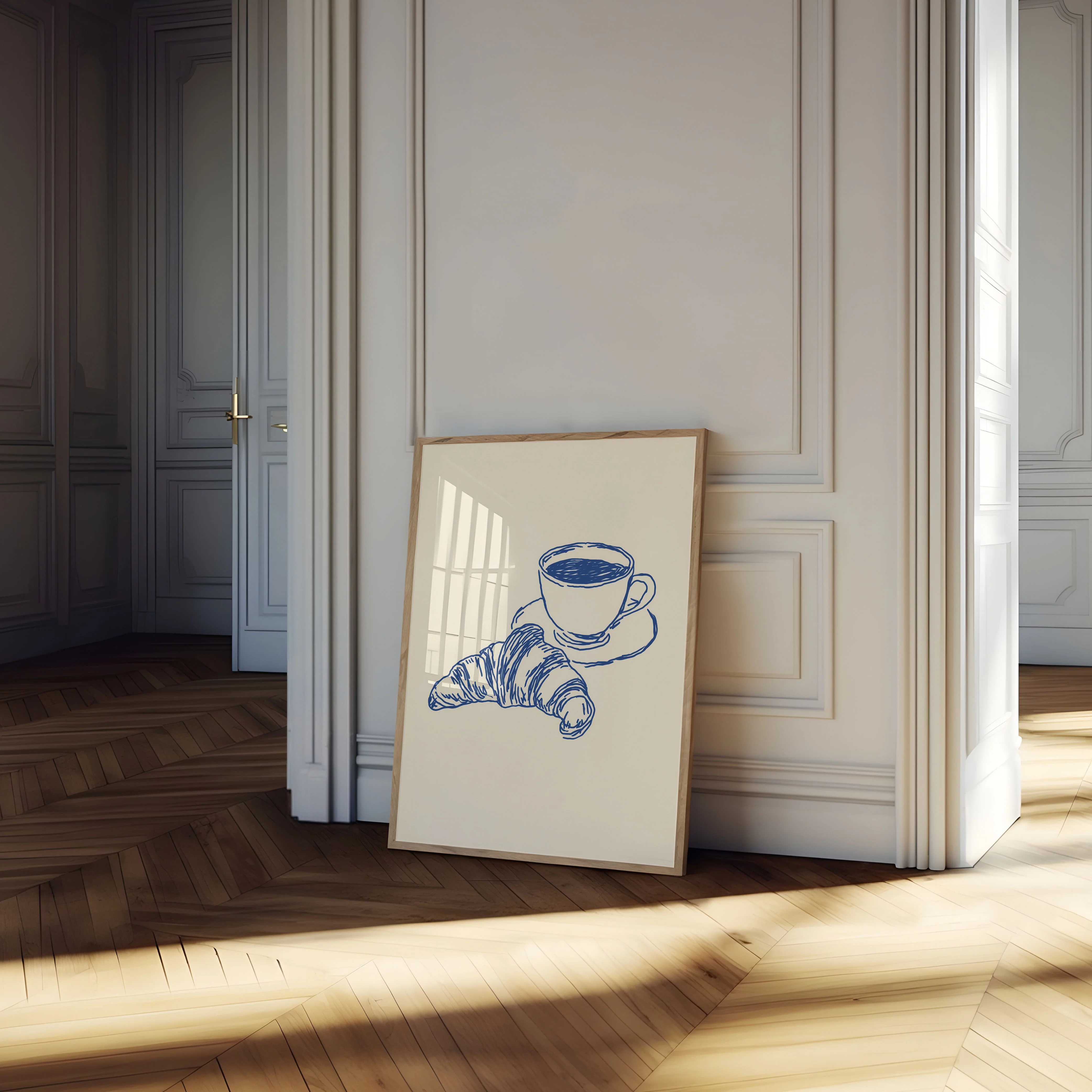 French Breakfast Sketch Poster - Image 4