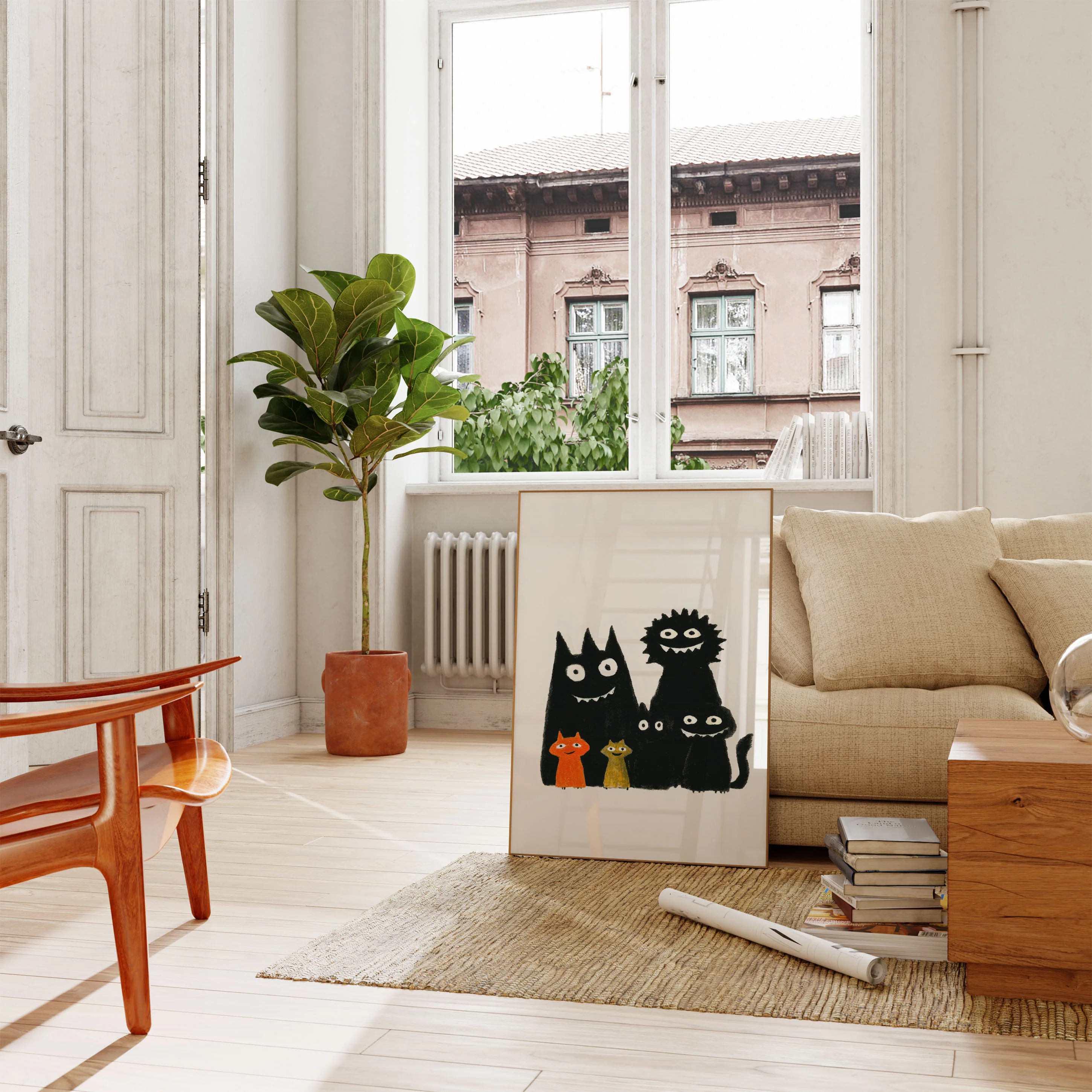 Funny Cats Family Poster - Image 2
