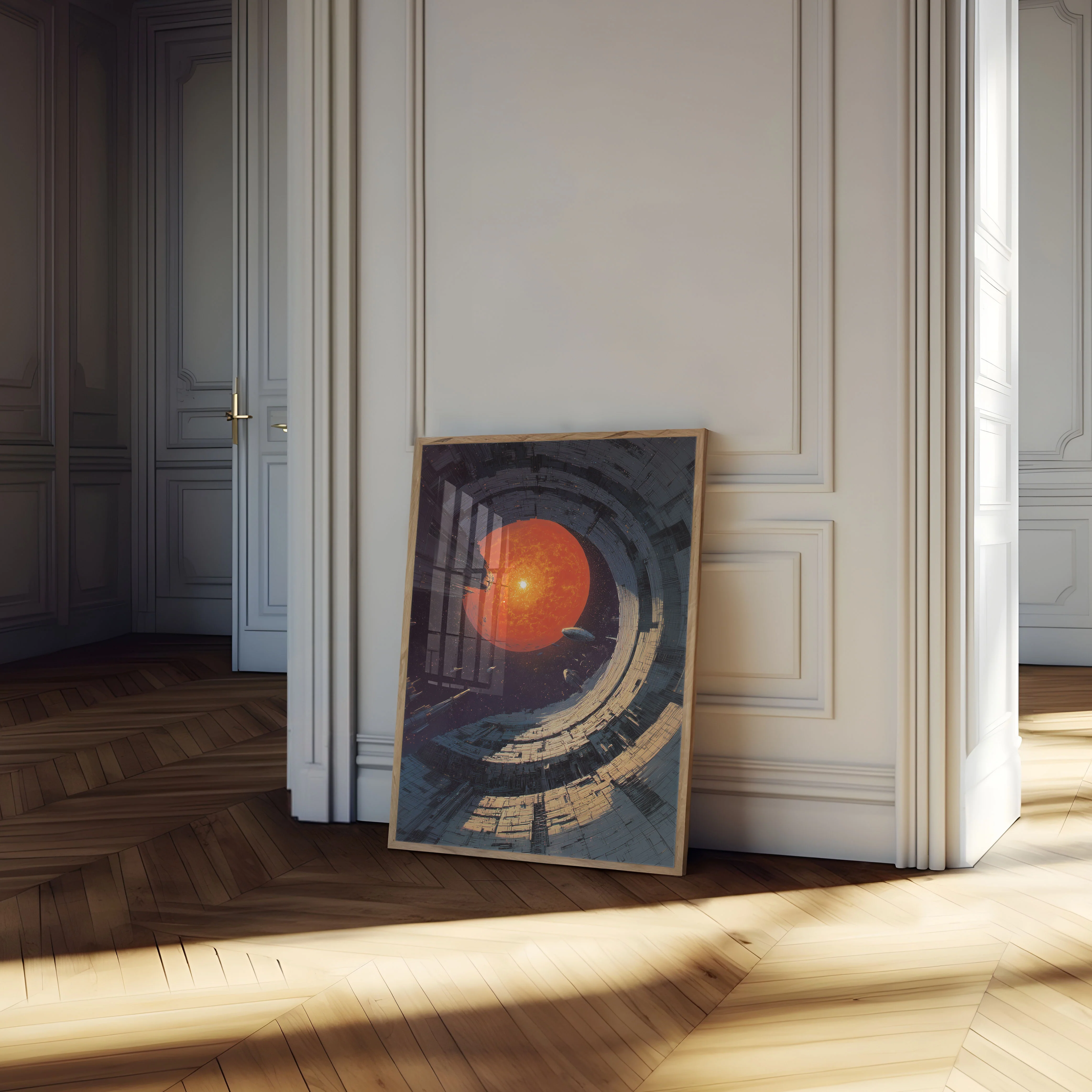 Futuristic Space Station Poster - Image 4