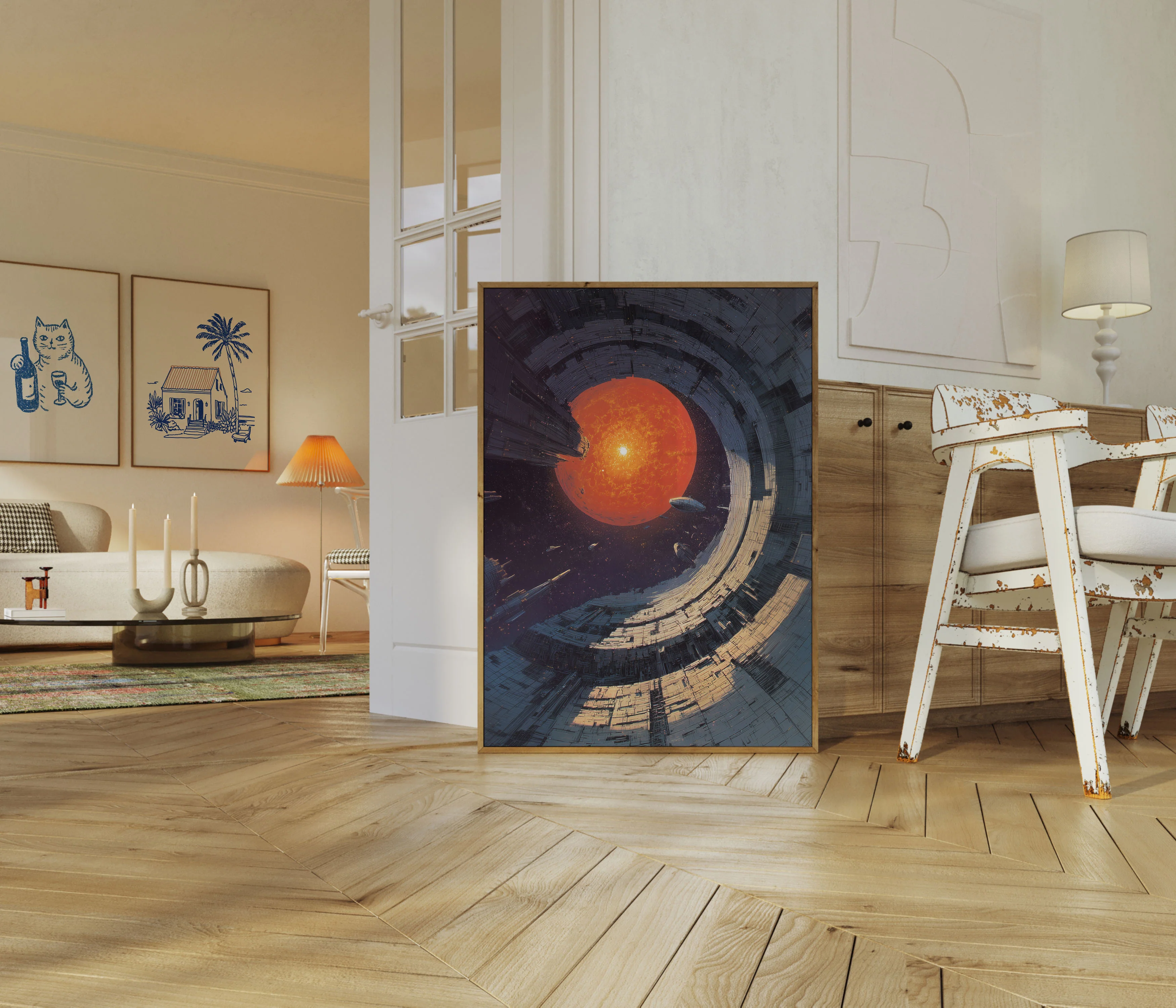 Futuristic Space Station Poster - Image 5
