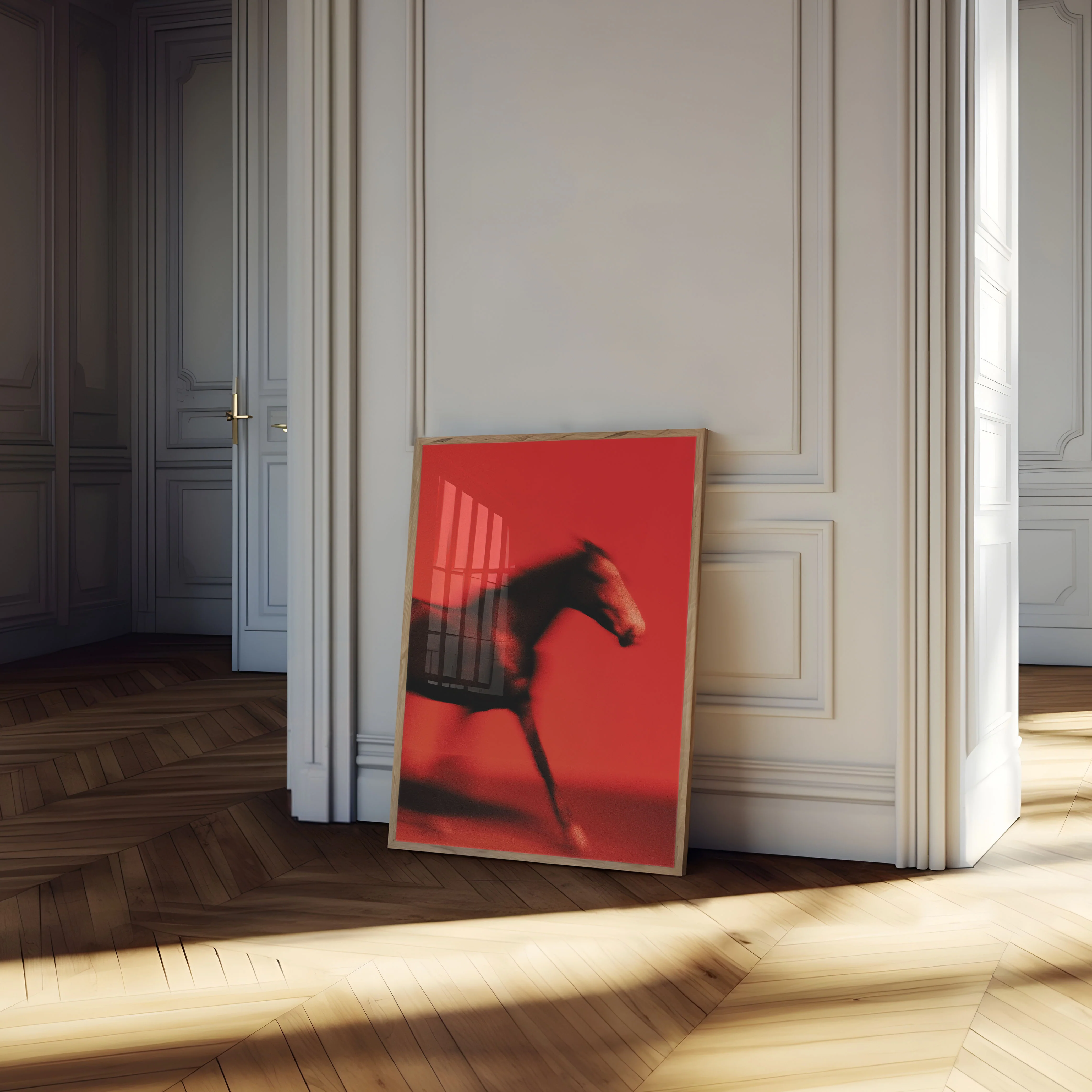 Galloping Horse in Motion Poster - Image 4