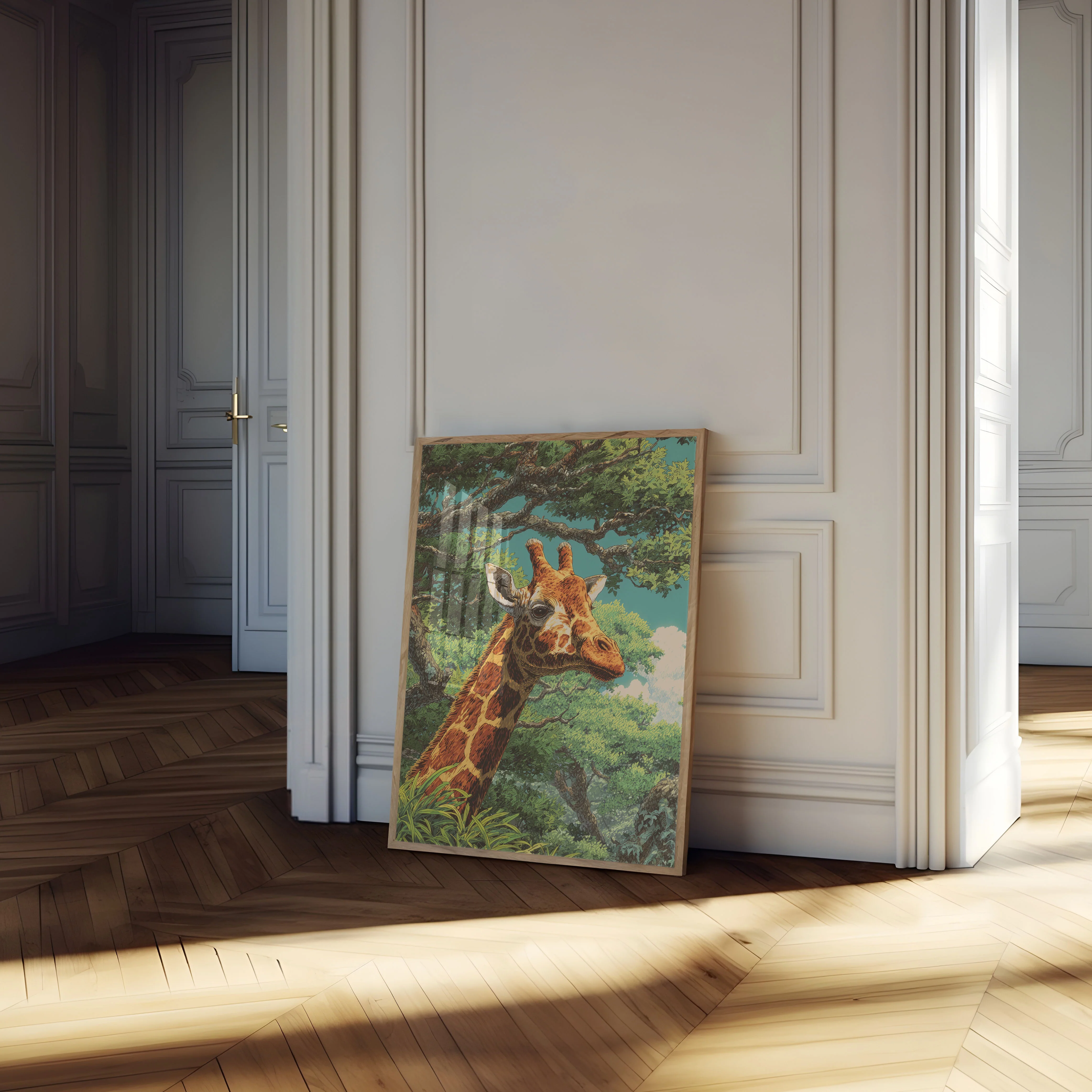 Gentle Giant Forest Giraffe Poster - Image 4