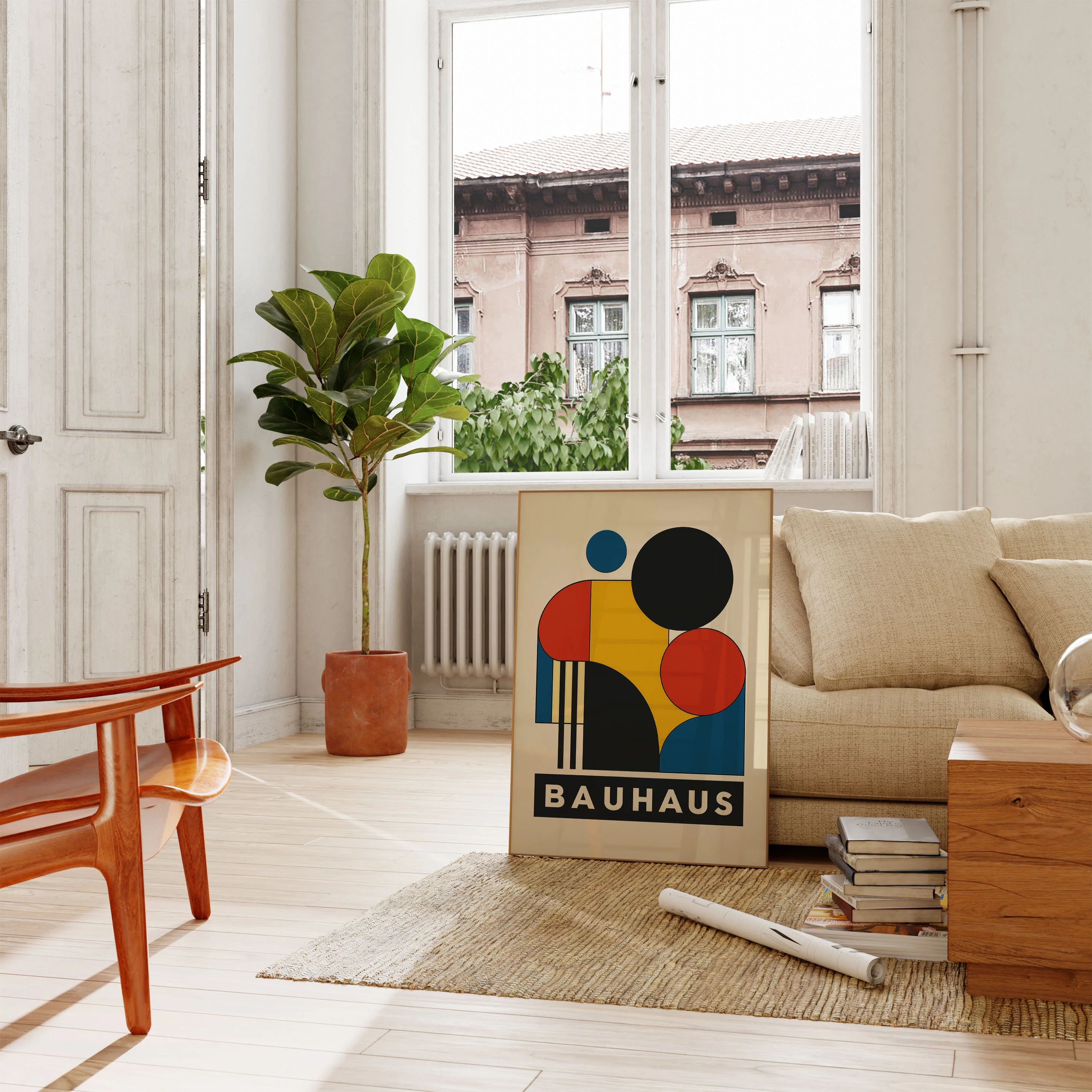 Geometric Bauhaus Design Poster - Image 2