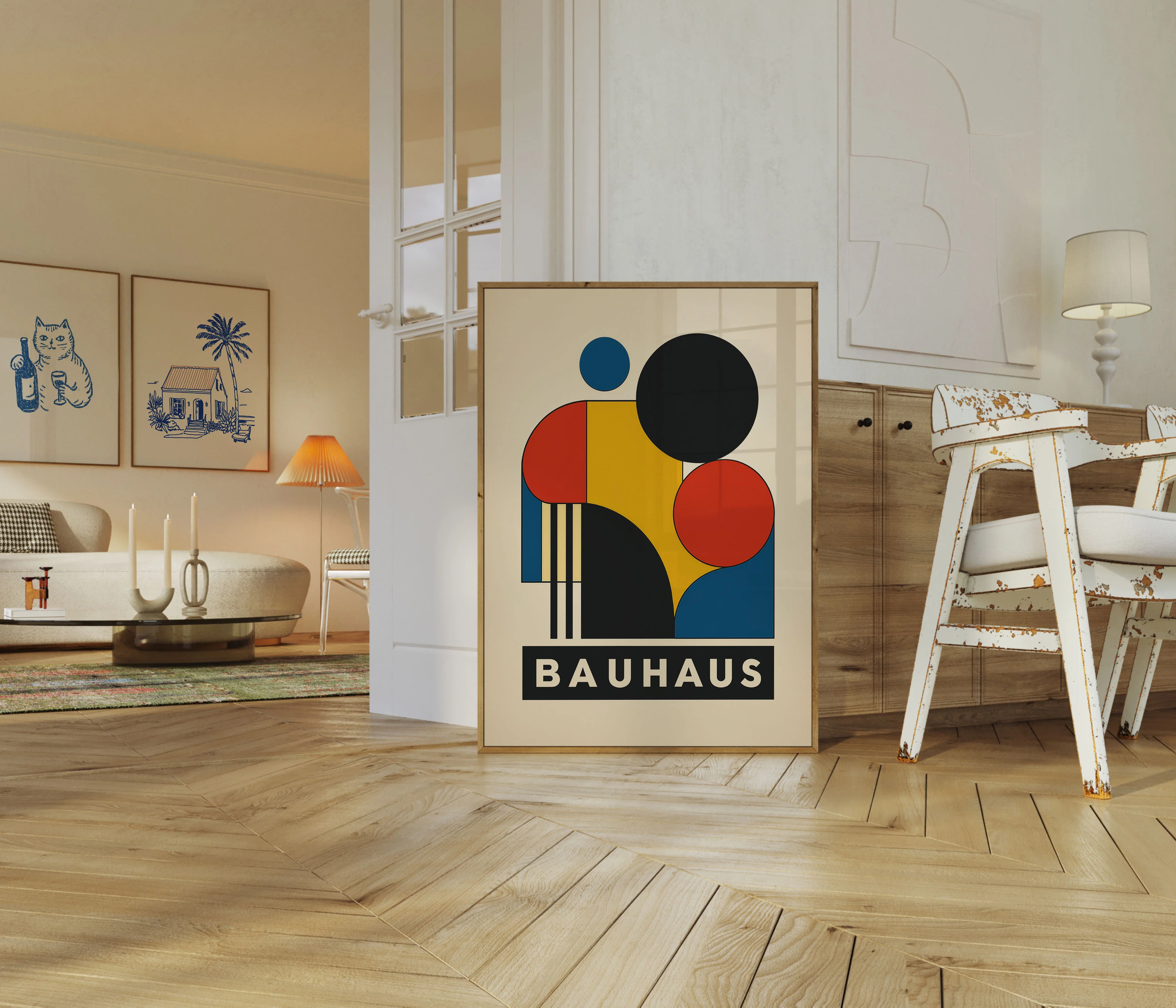 Geometric Bauhaus Design Poster - Image 5