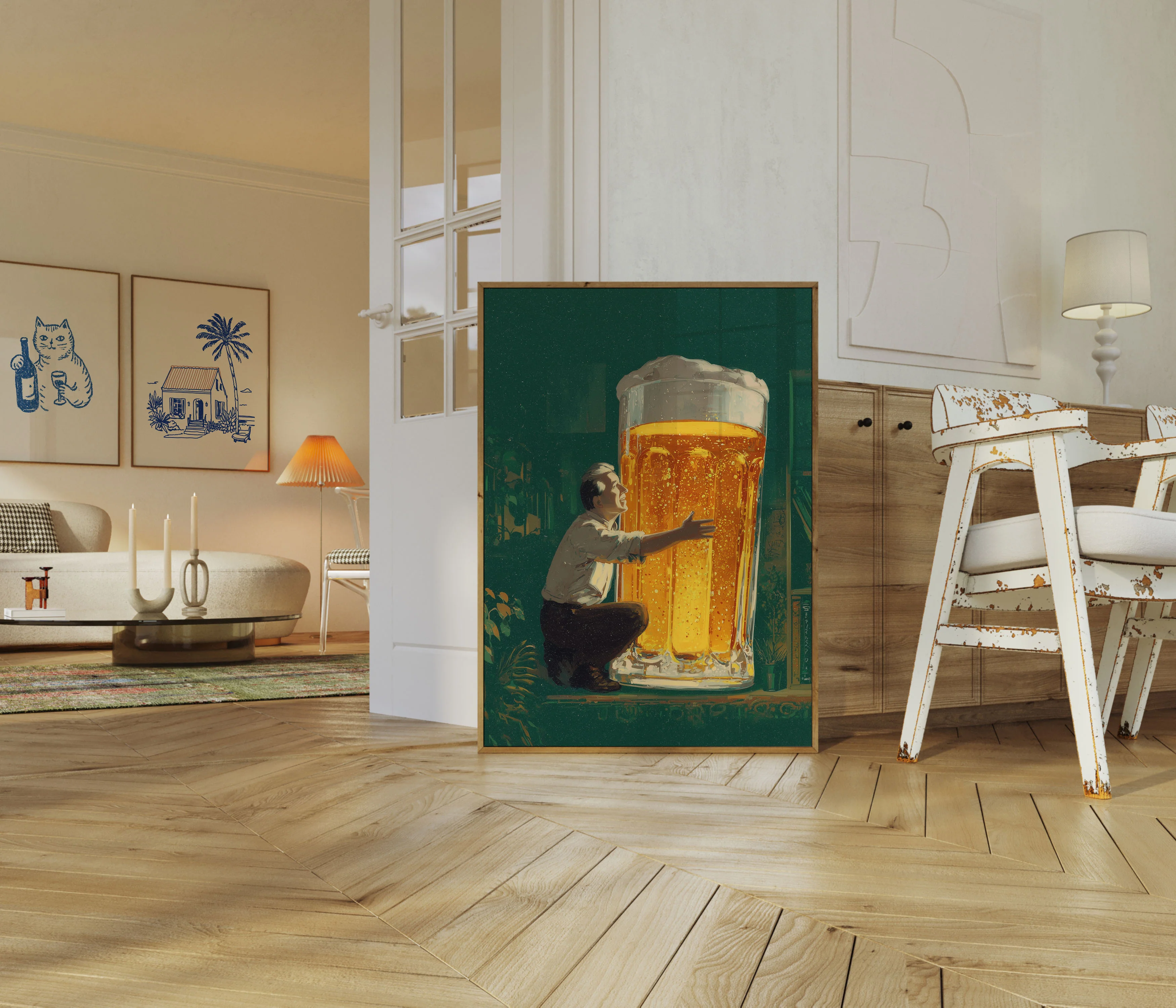 Giant Beer Embrace Poster - Image 5