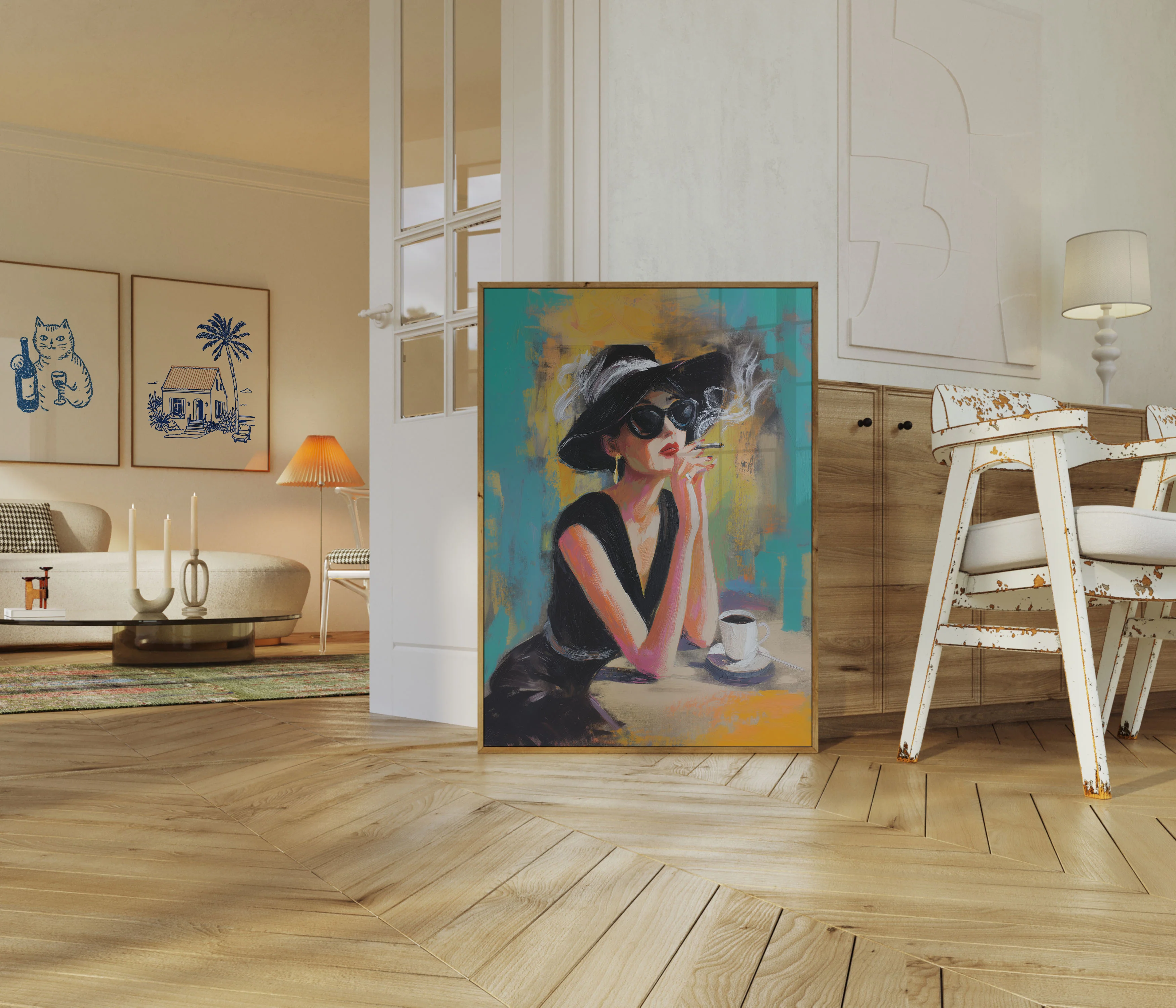 Glamorous Cafe Elegance Poster - Image 5