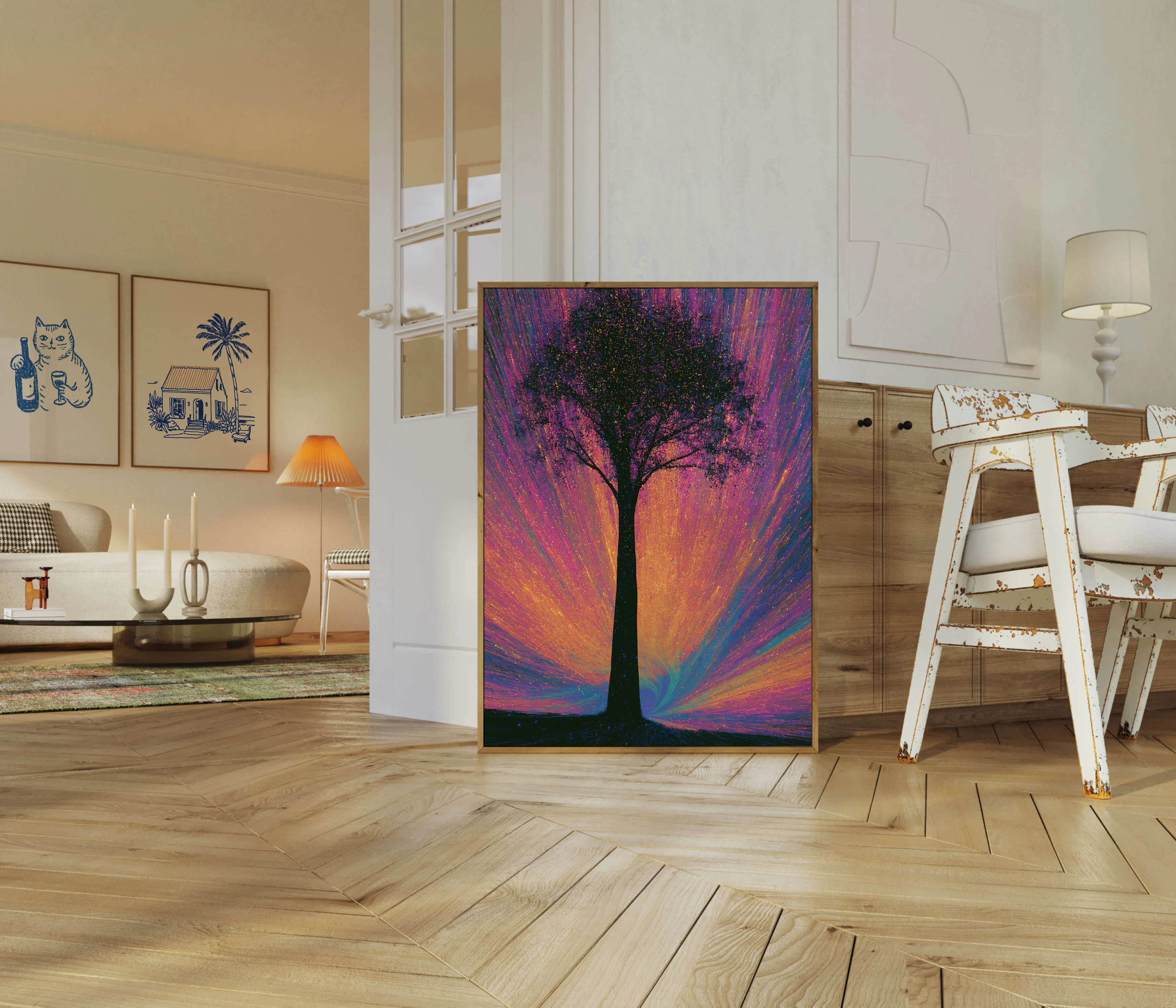 Glowing Tree of Light Poster - Image 5