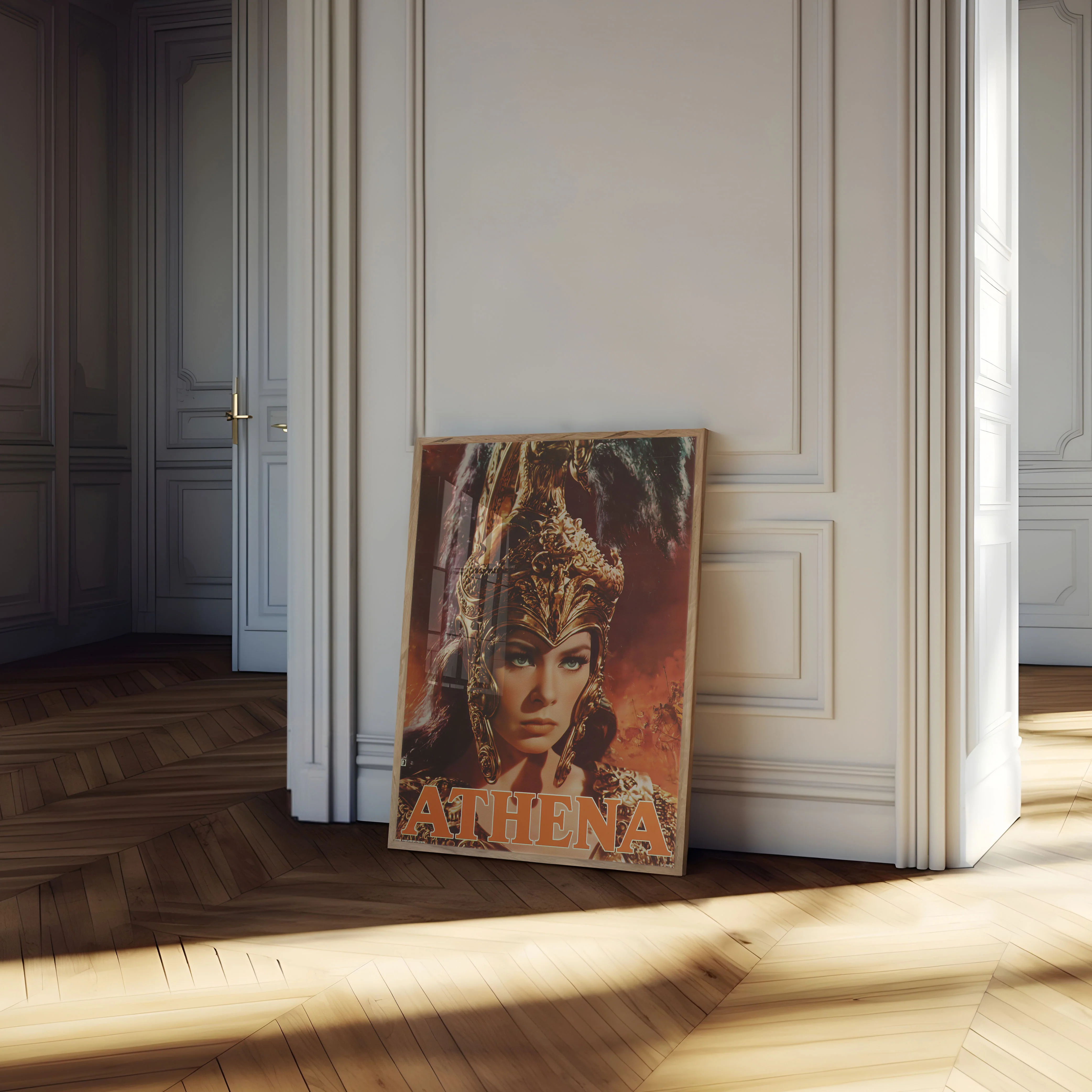 Goddess Athena Ancient Mythology Poster - Image 4