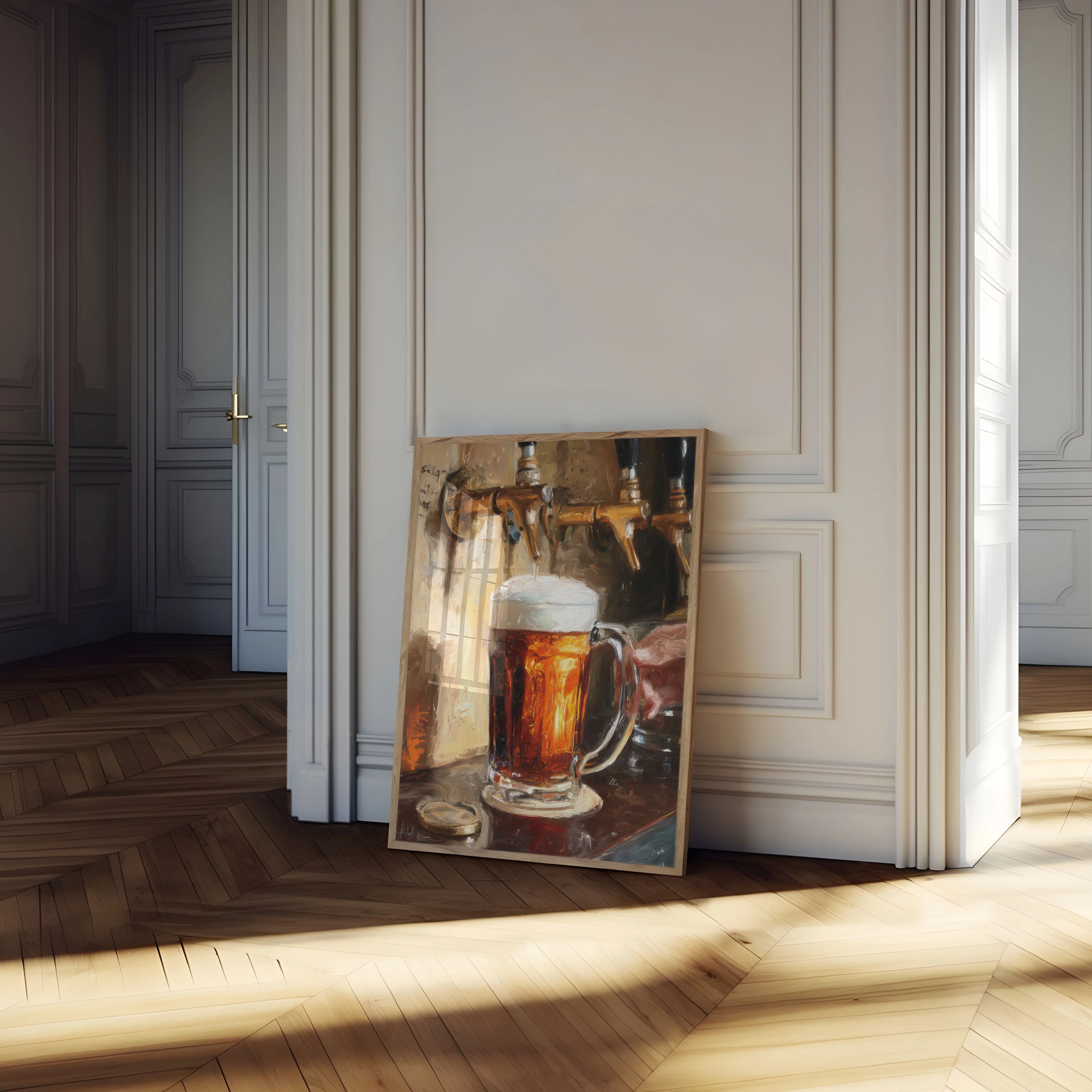 Golden Beer Tap Magic Poster - Image 4