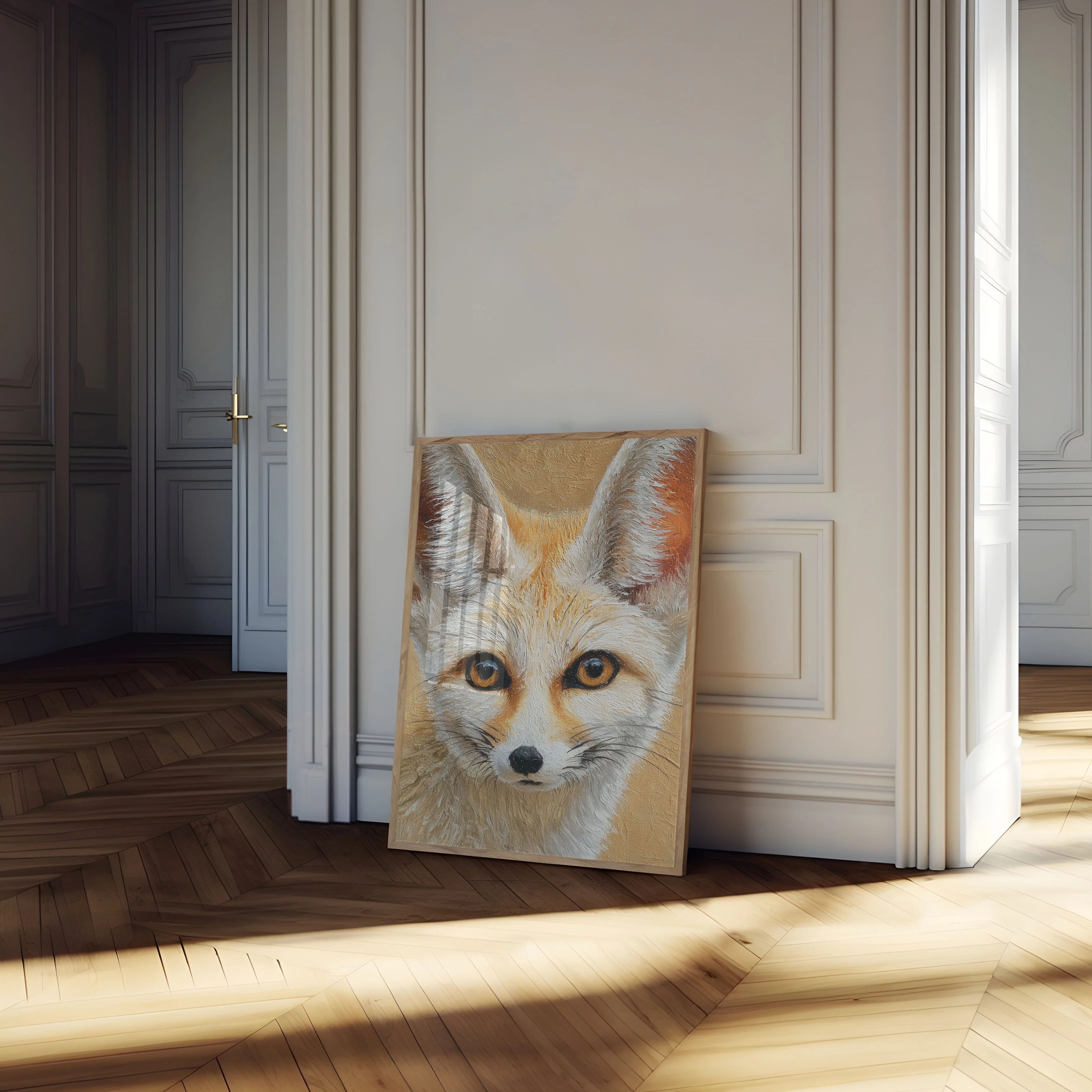 Golden Fox Portrait Poster - Image 4
