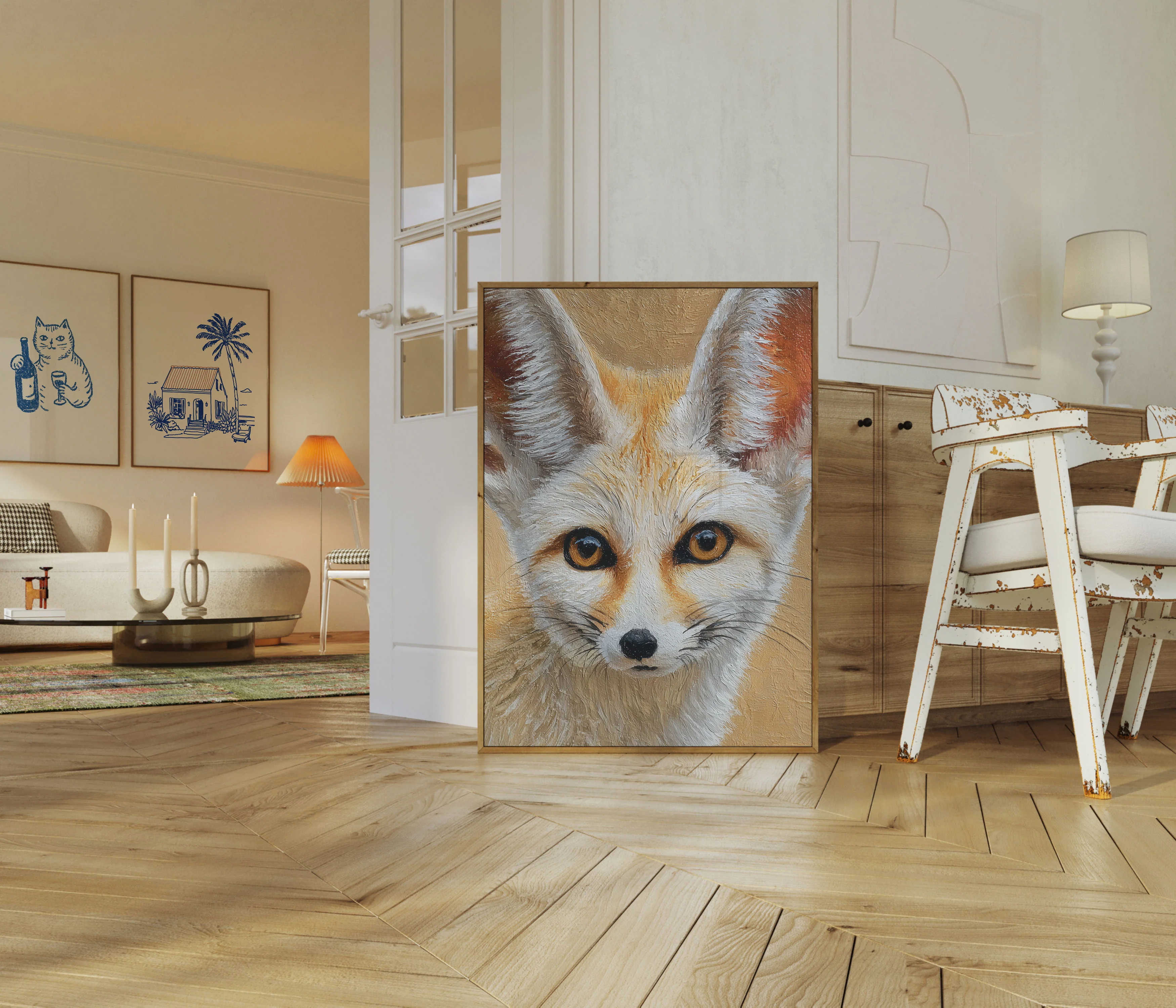 Golden Fox Portrait Poster - Image 5