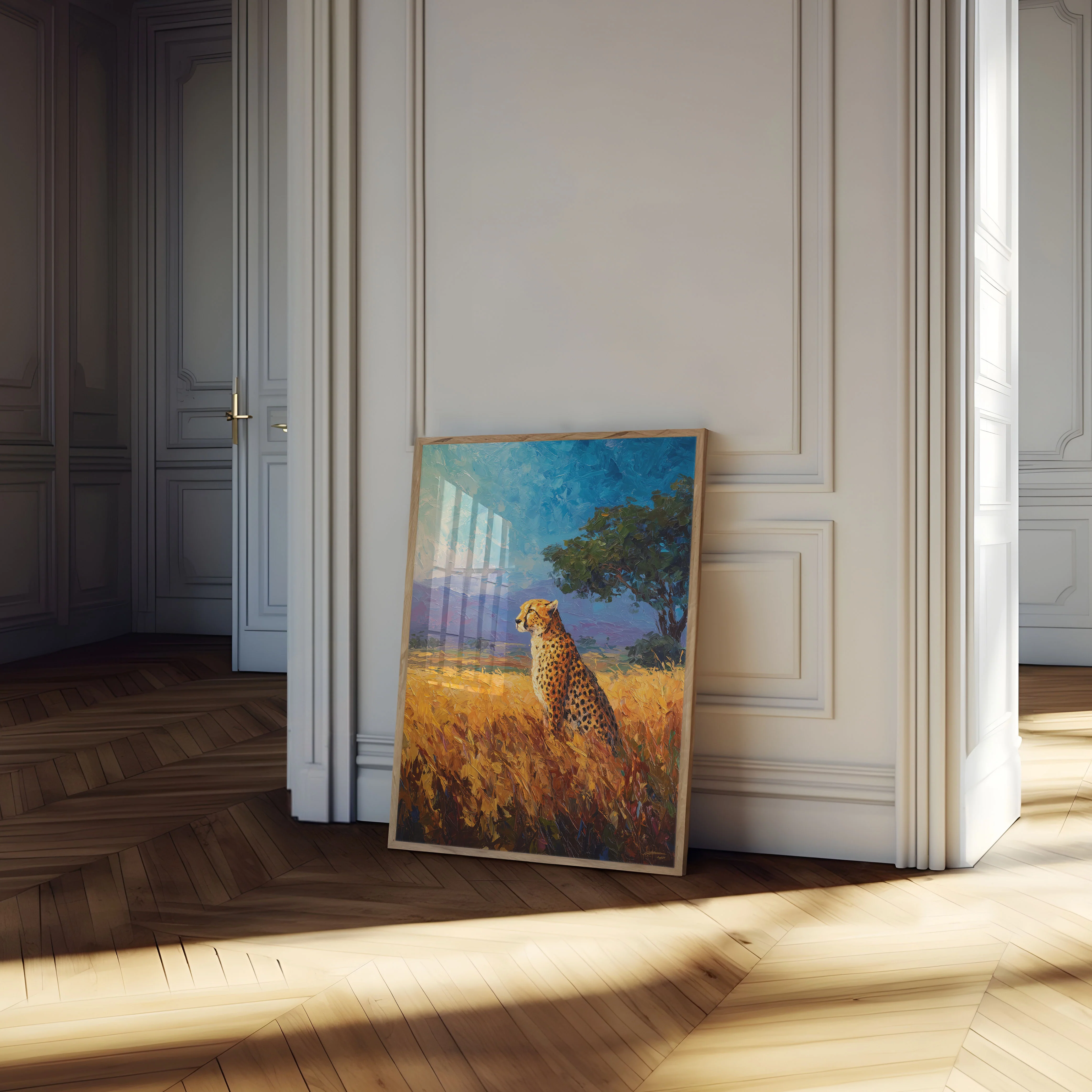 Golden Savanna Cheetah Poster - Image 4
